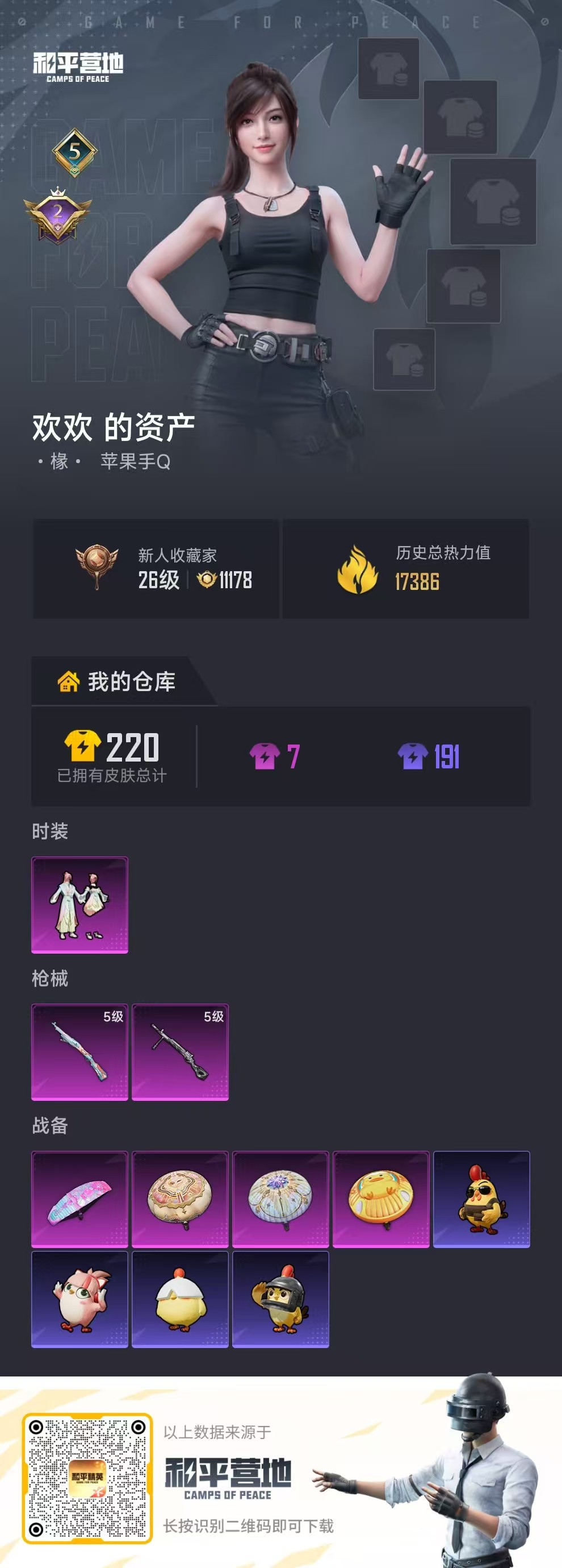 HPSJ4133834和平精英账号详情图2