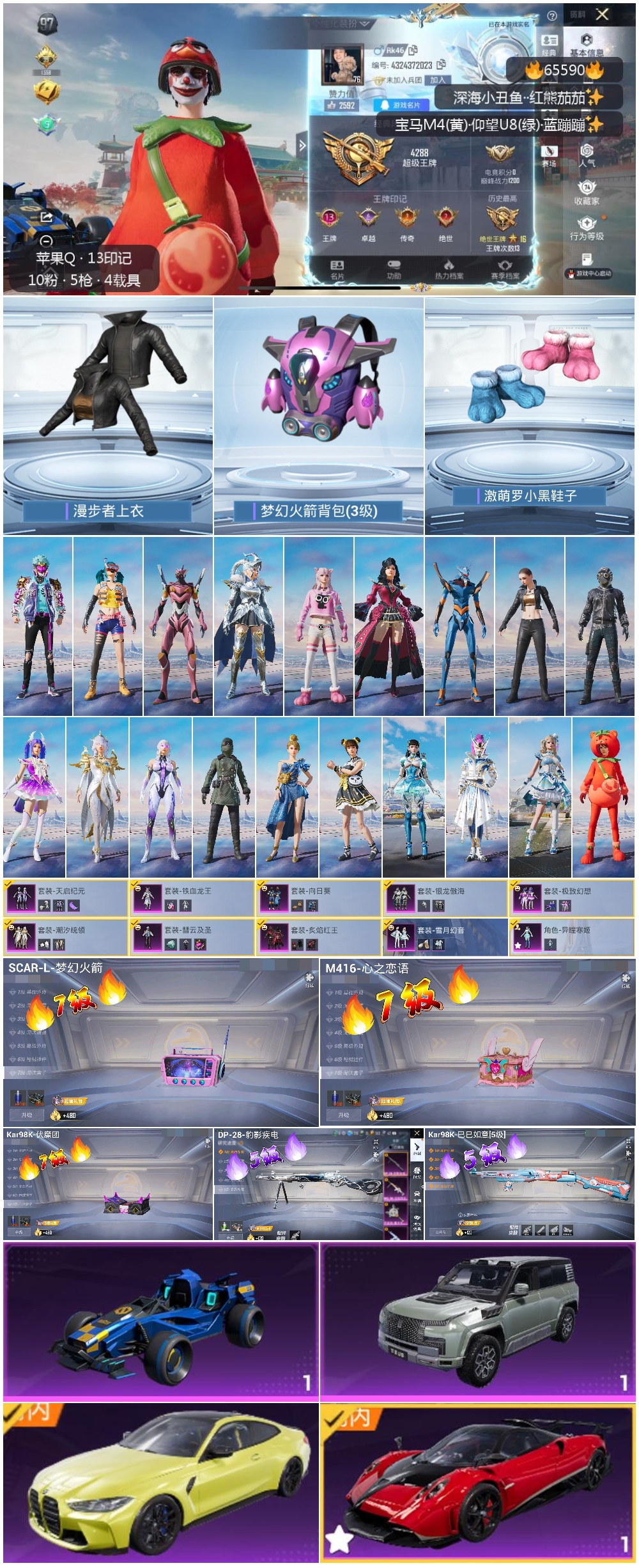 HPSJ4133783和平精英账号详情图4