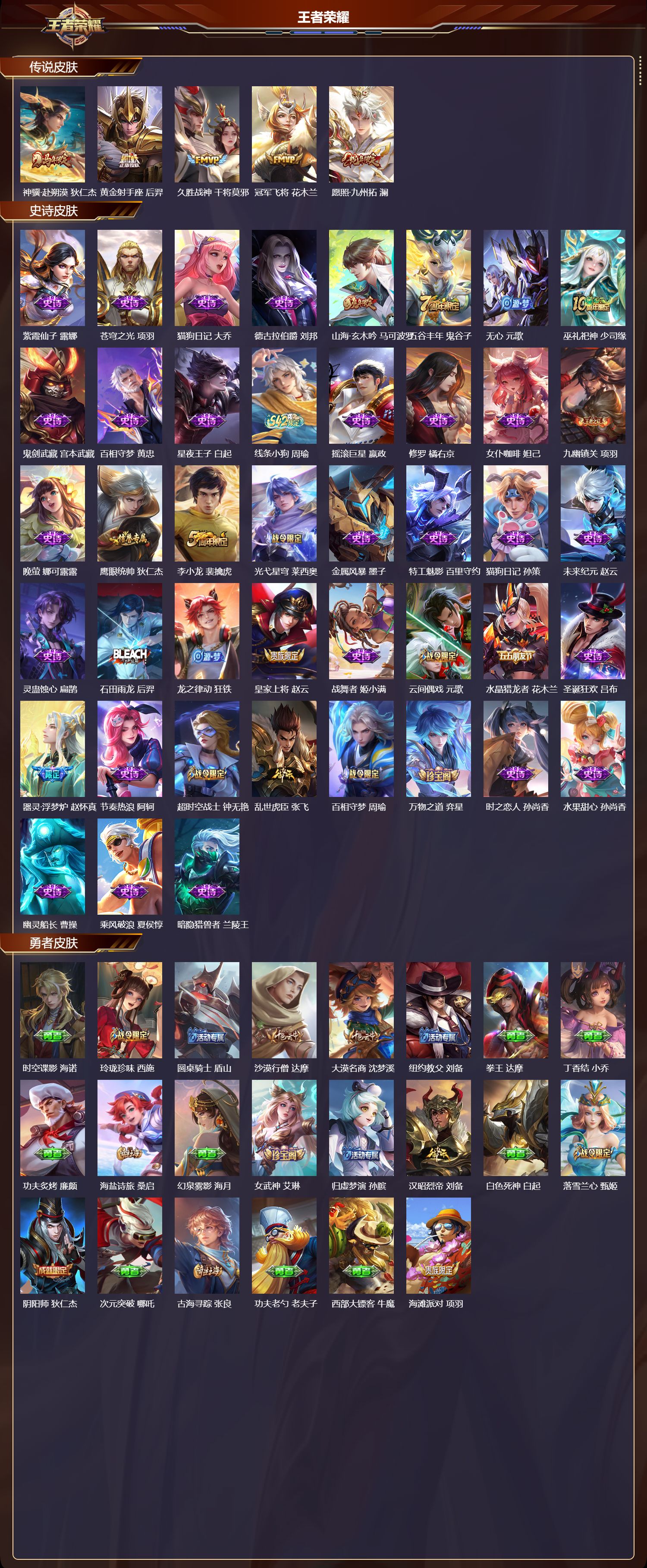 WZMK4241538王者荣耀账号详情图2 WZMK4241538王者荣耀账号详情图2