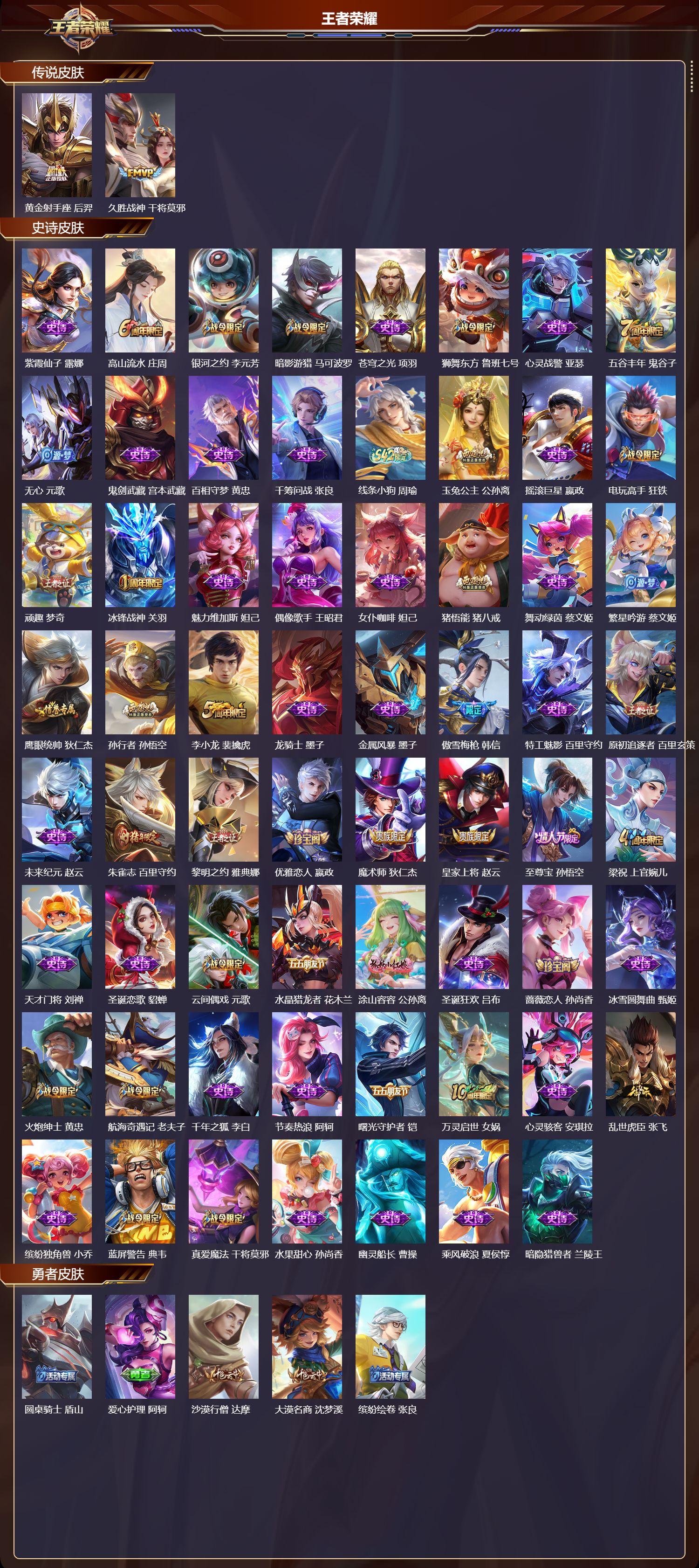 WZMK4241518王者荣耀账号详情图2 WZMK4241518王者荣耀账号详情图2