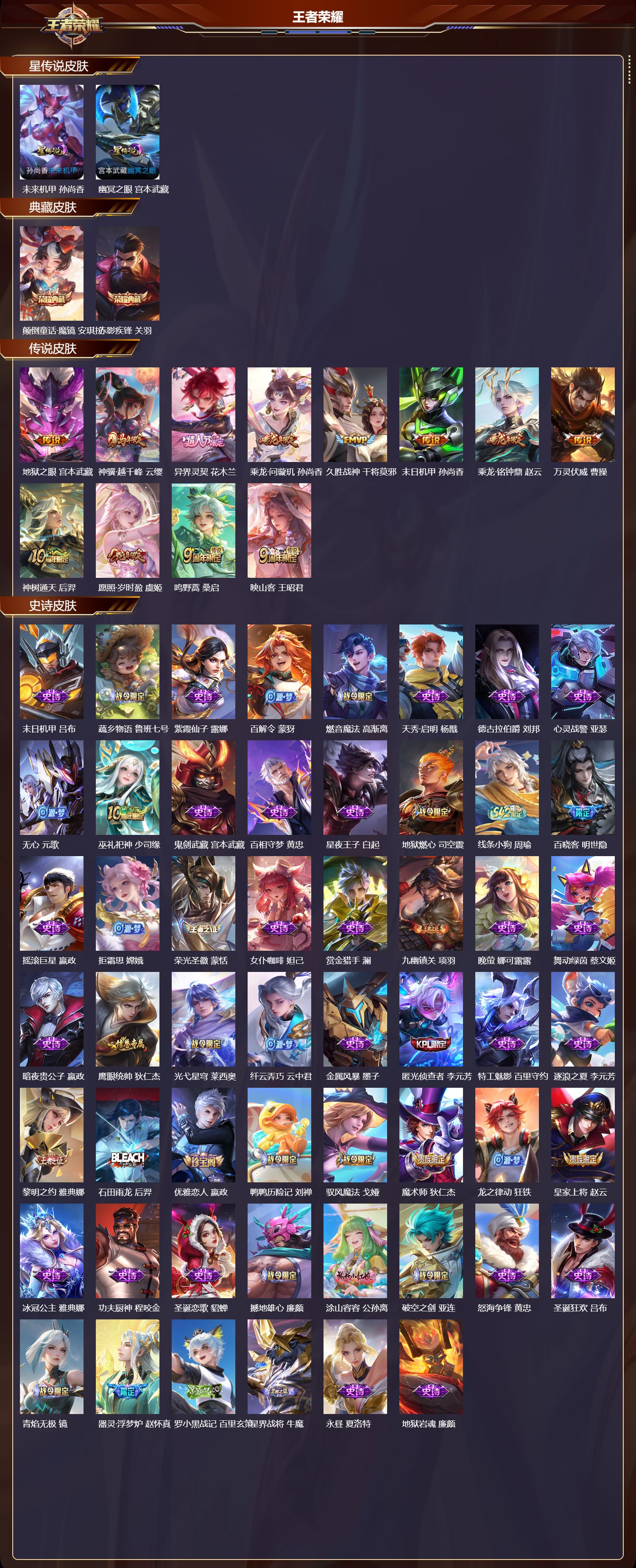 WZQM4242134王者荣耀账号详情图2