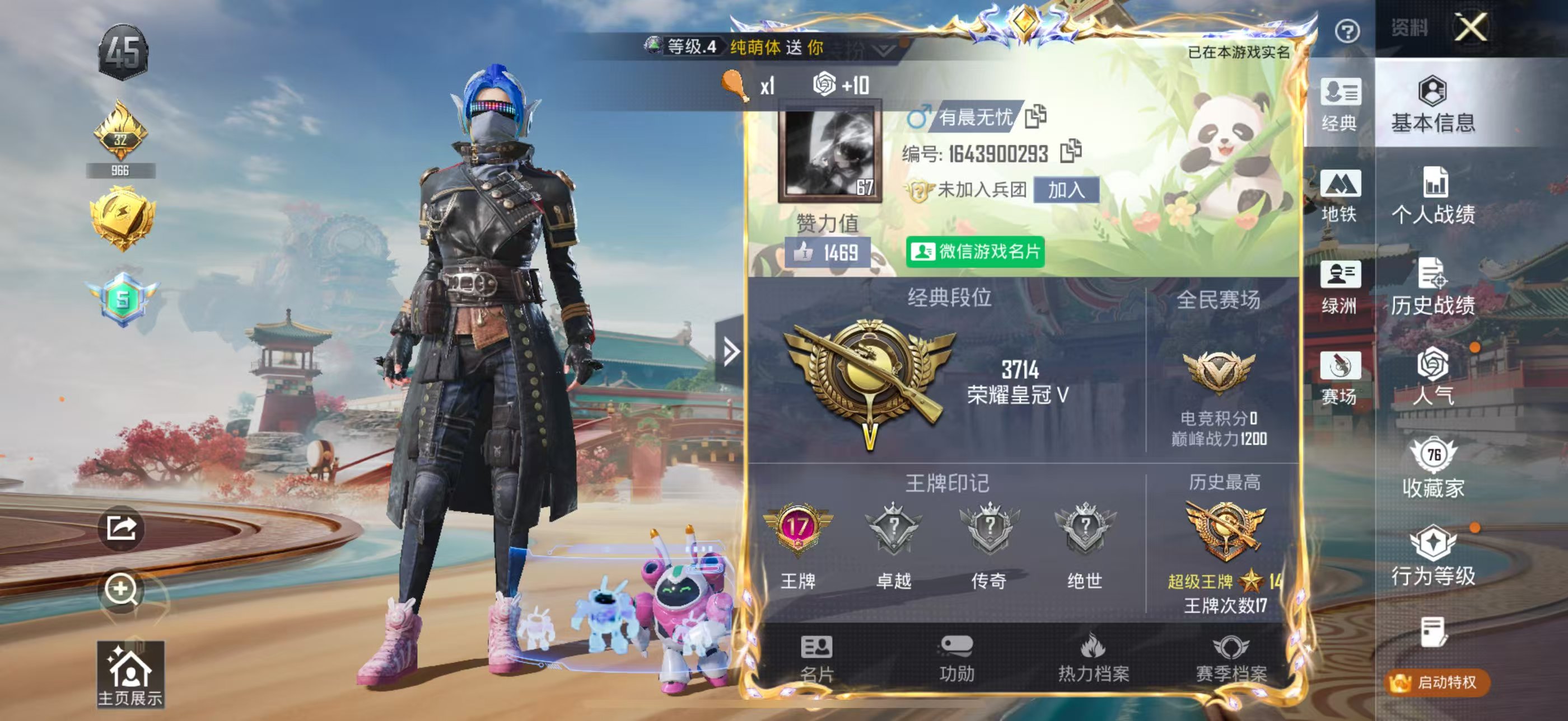 HPSJ4135661和平精英账号详情图3 HPSJ4135661和平精英账号详情图3