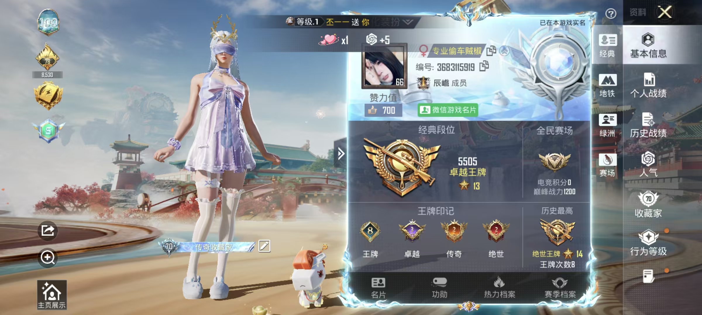 HPSJ4135648和平精英账号详情图3