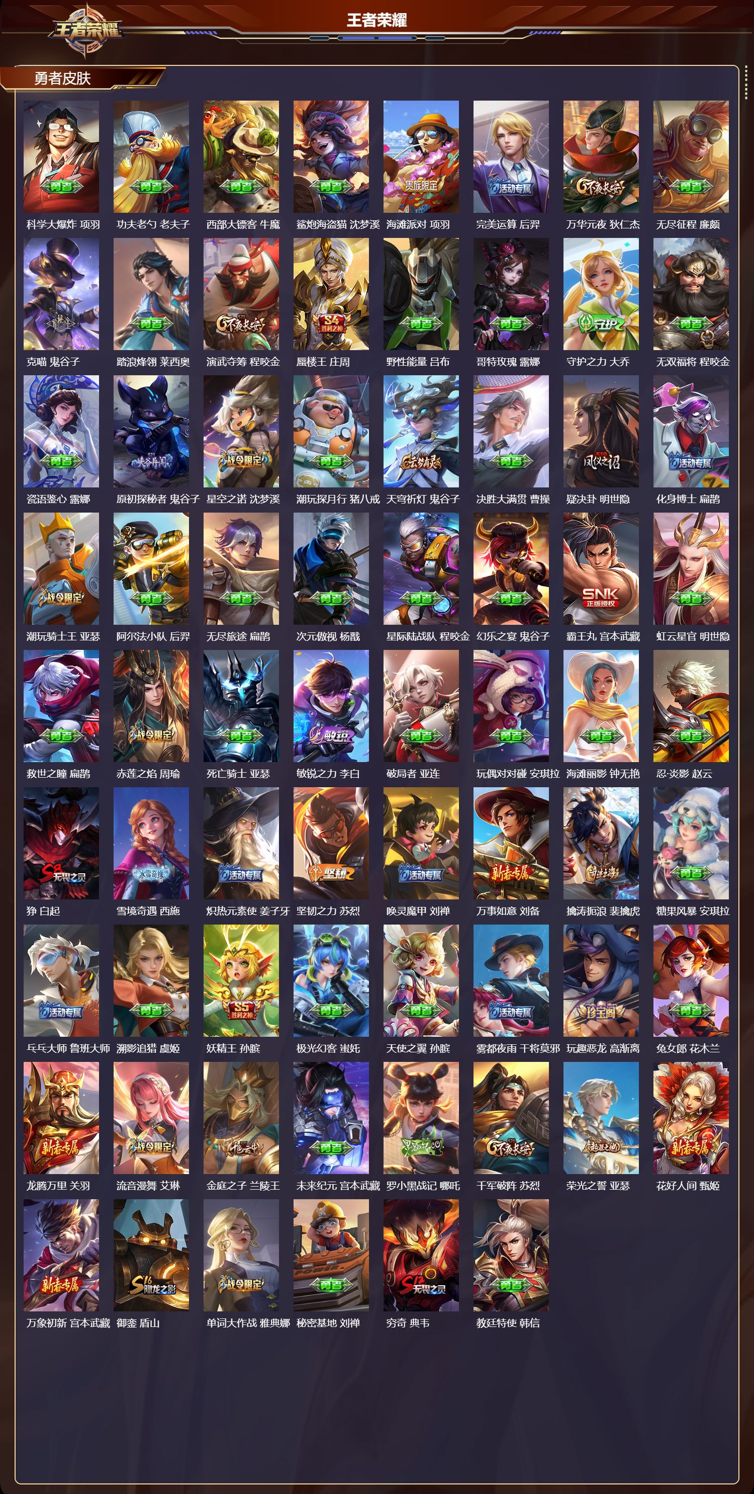 WZQM4246531王者荣耀账号详情图4 WZQM4246531王者荣耀账号详情图4