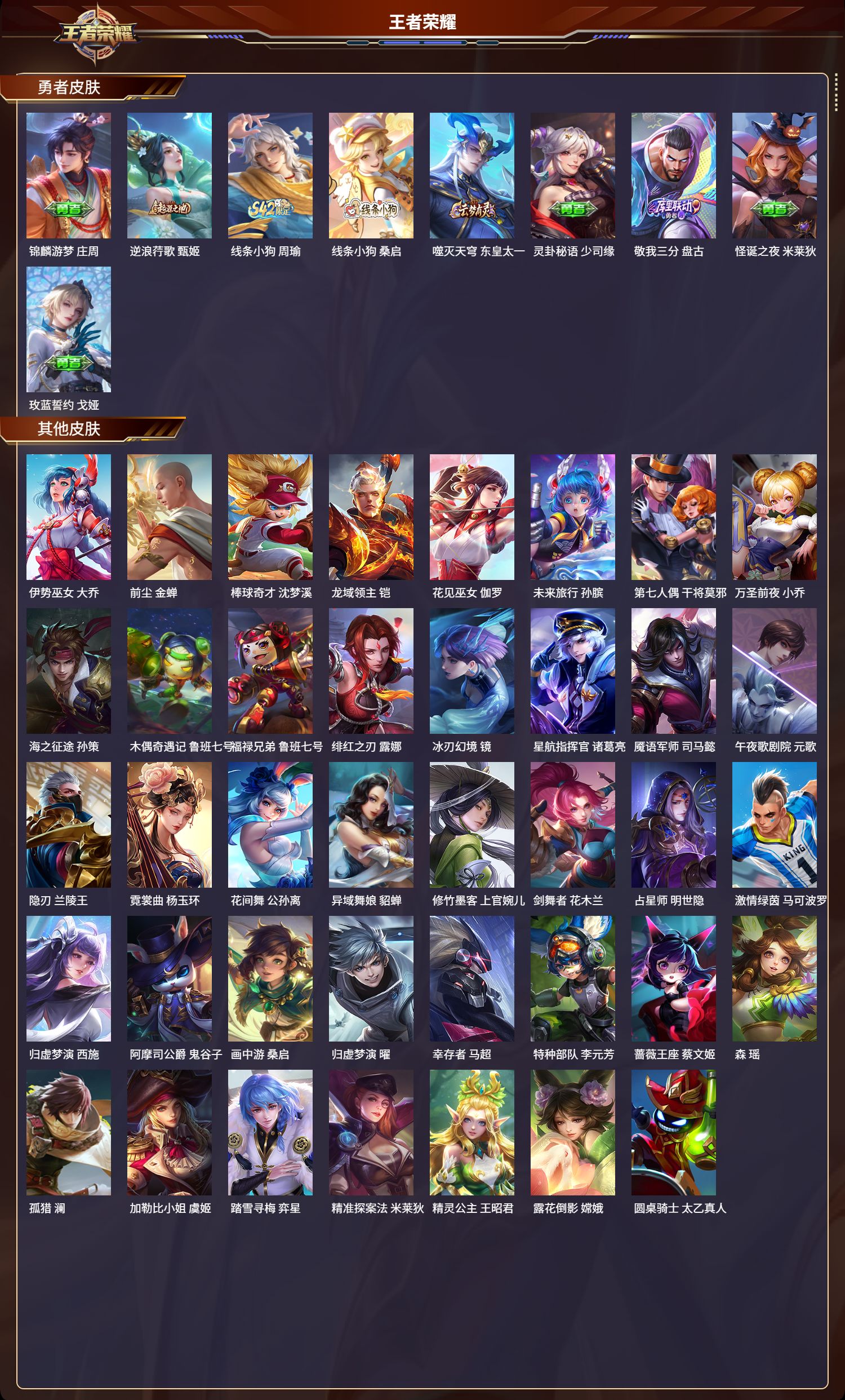 WZLX4245251王者荣耀账号详情图12