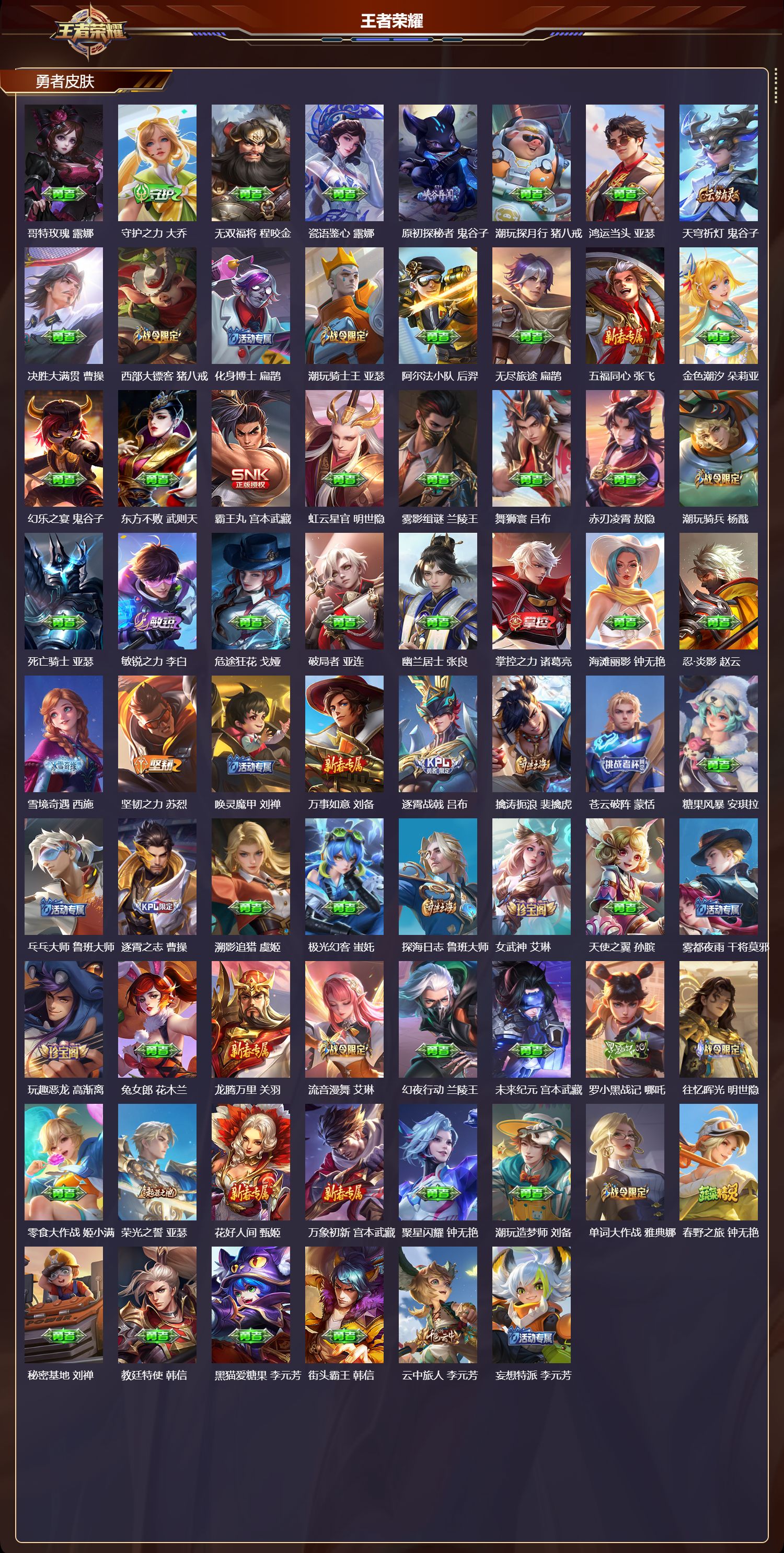 WZCMW4256303王者荣耀账号详情图8