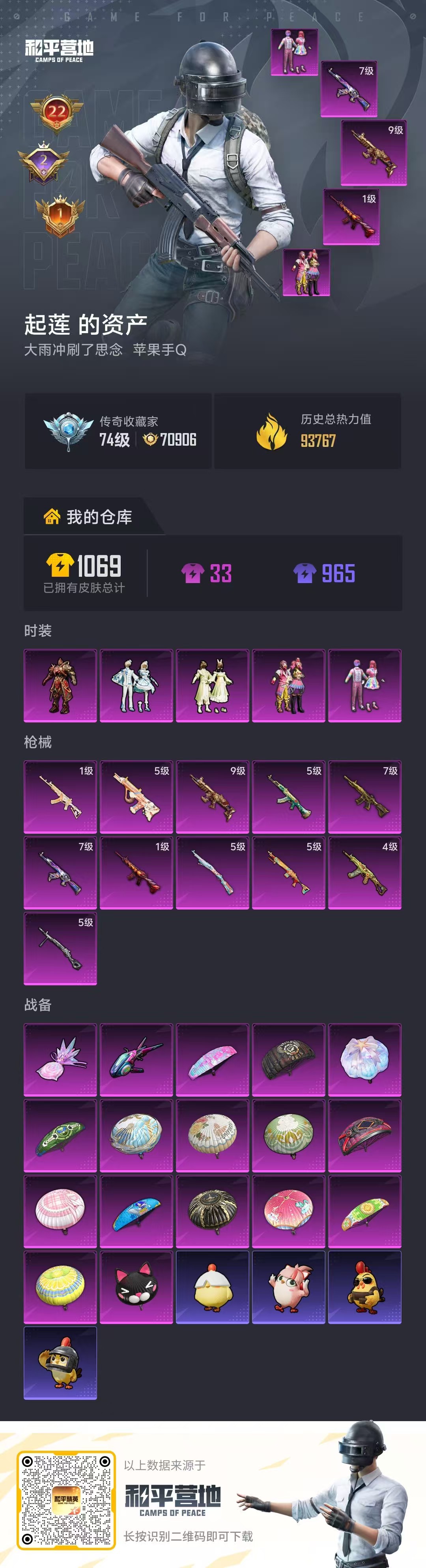 HPSJ4135979和平精英账号详情图2