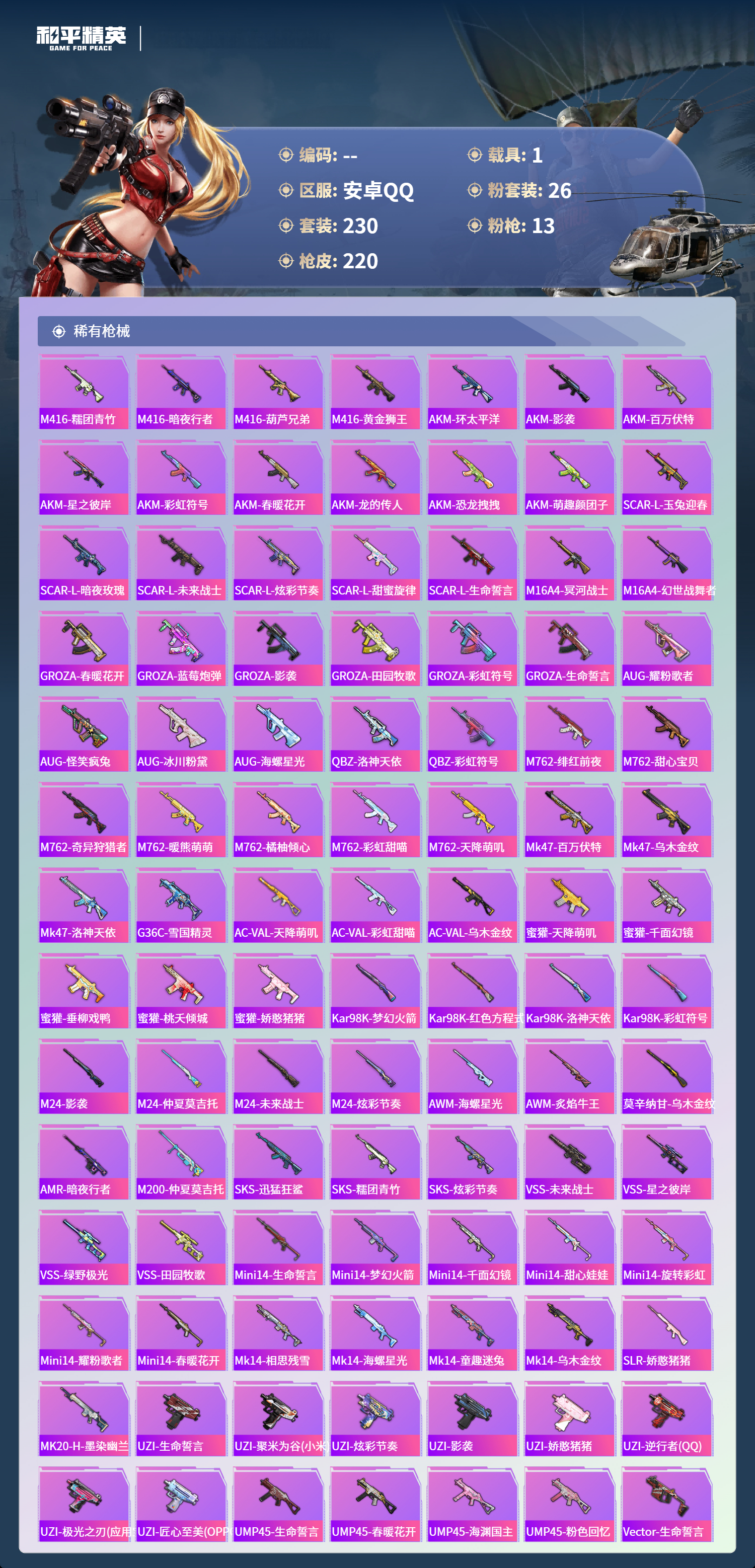 HPCMW4143119和平精英账号详情图5 HPCMW4143119和平精英账号详情图5