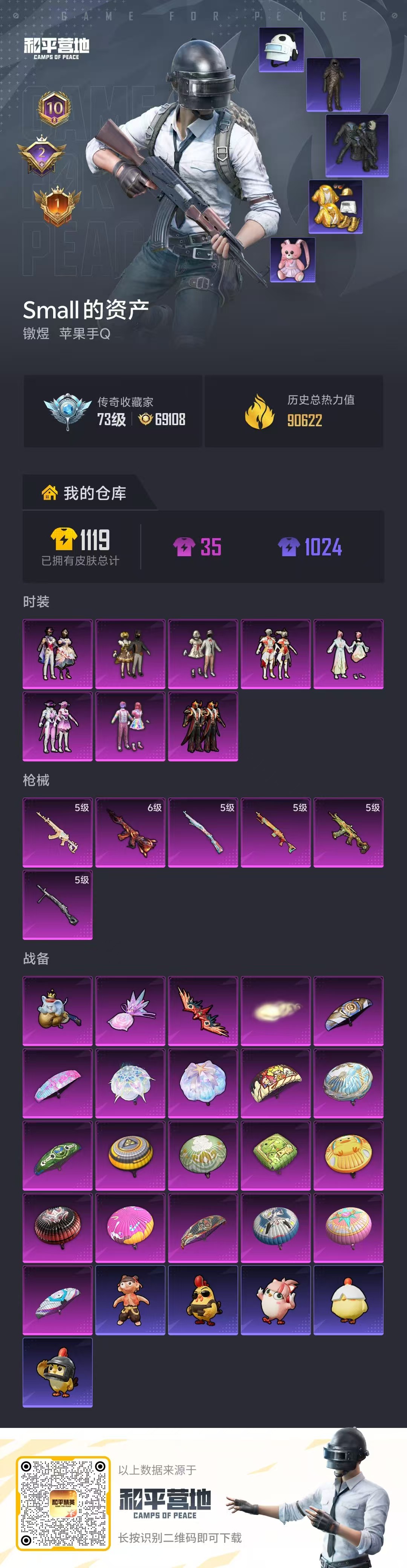 HPSJ4135471和平精英账号详情图2