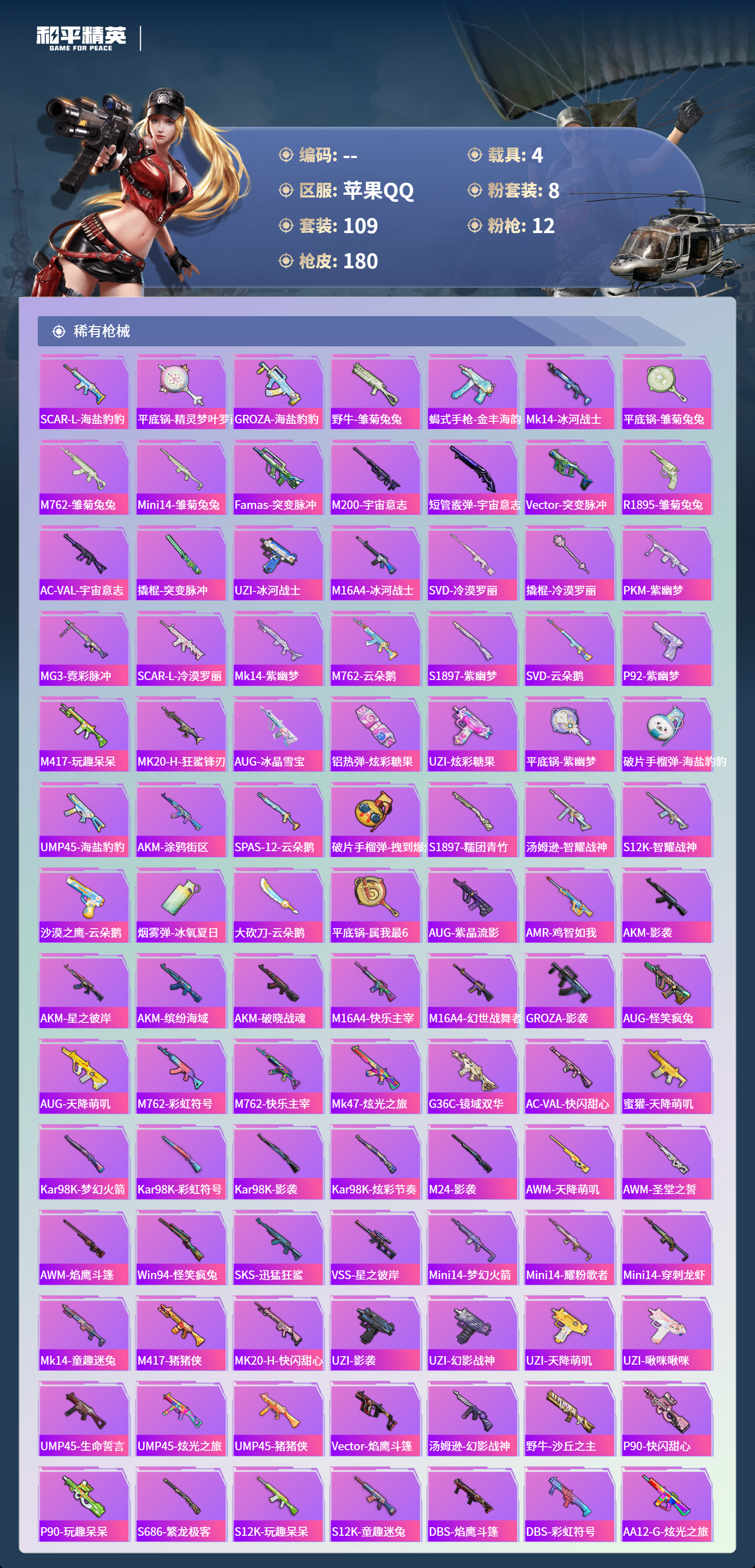 HPCMW4142930和平精英账号详情图4