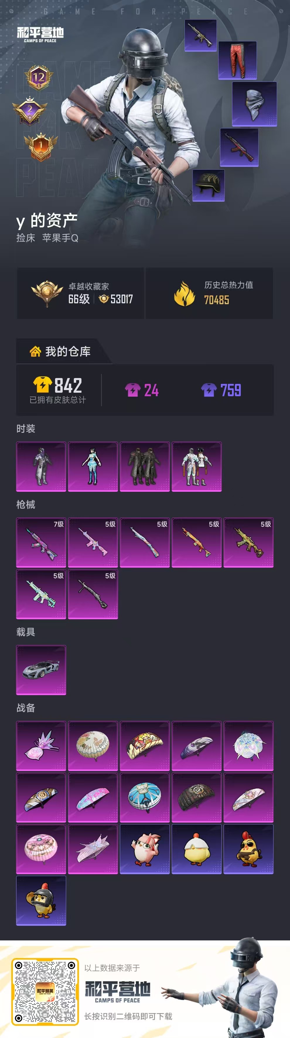 HPSJ4135407和平精英账号详情图2