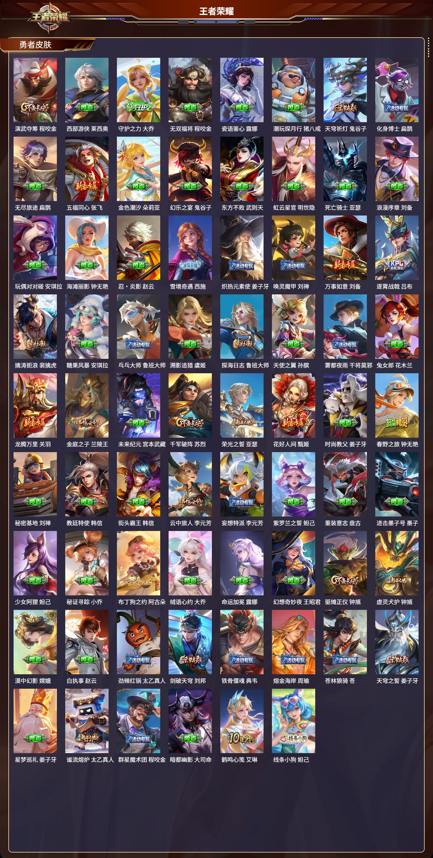 WZLX4245251王者荣耀账号详情图11