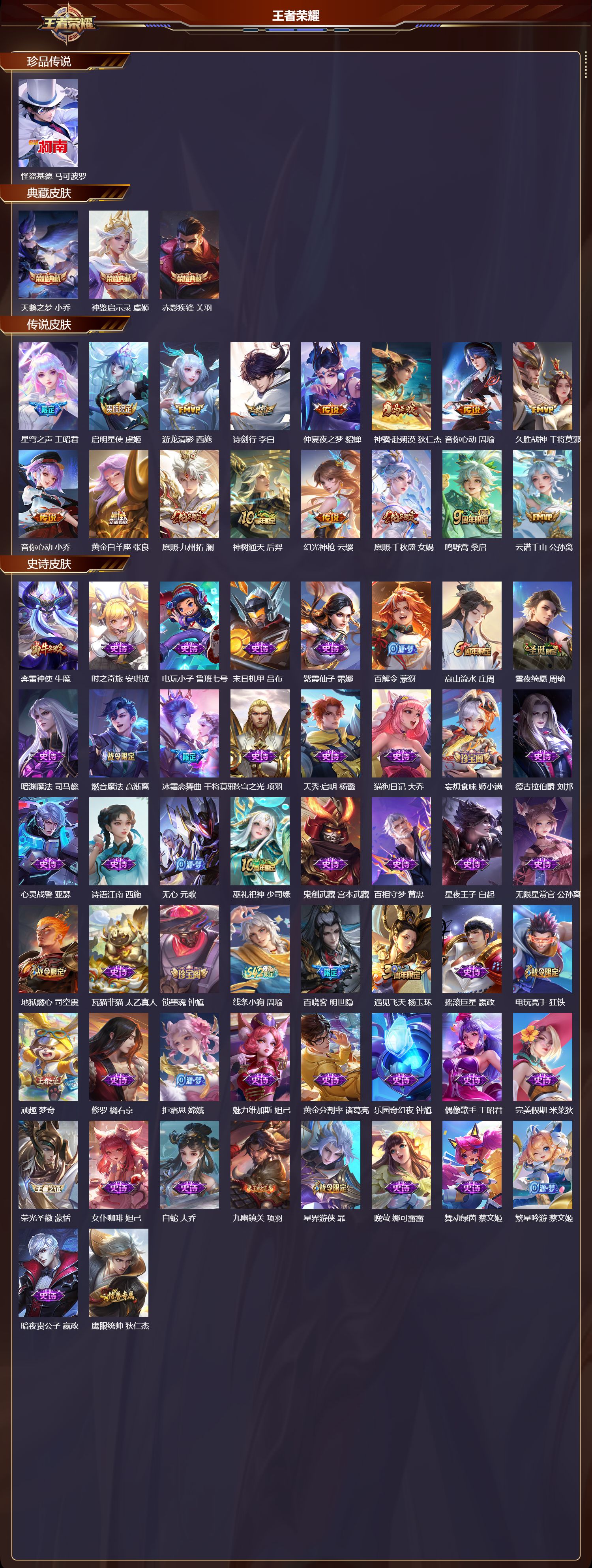 WZCMW4256954王者荣耀账号详情图6 WZCMW4256954王者荣耀账号详情图6