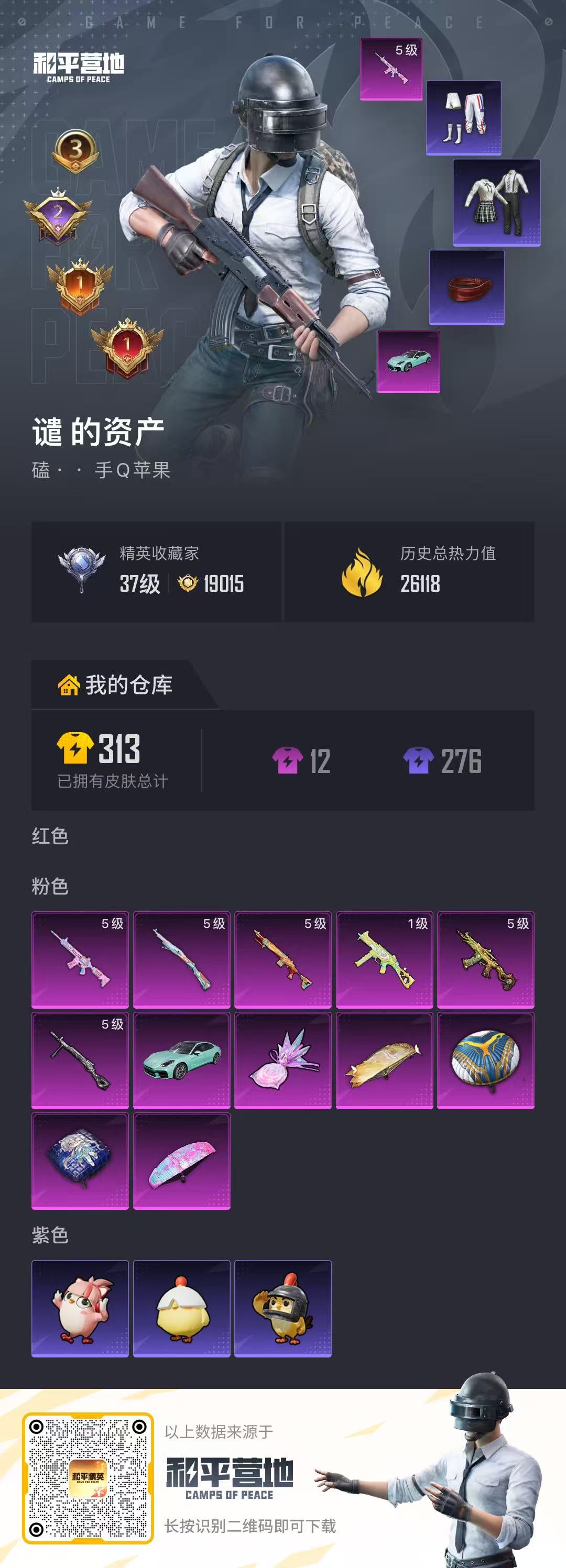 HPSJ4135822和平精英账号详情图2