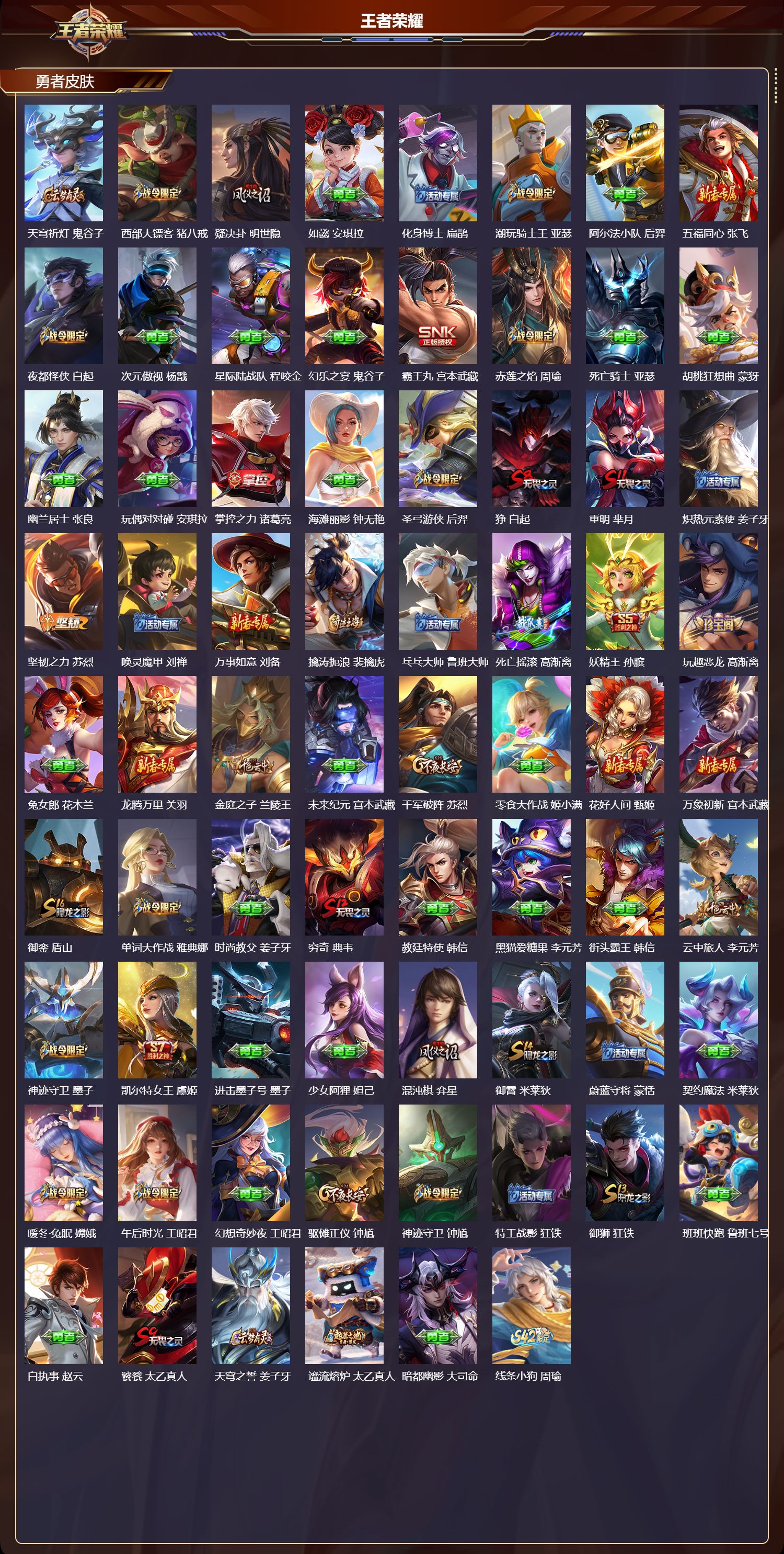 WZQM4246731王者荣耀账号详情图4 WZQM4246731王者荣耀账号详情图4