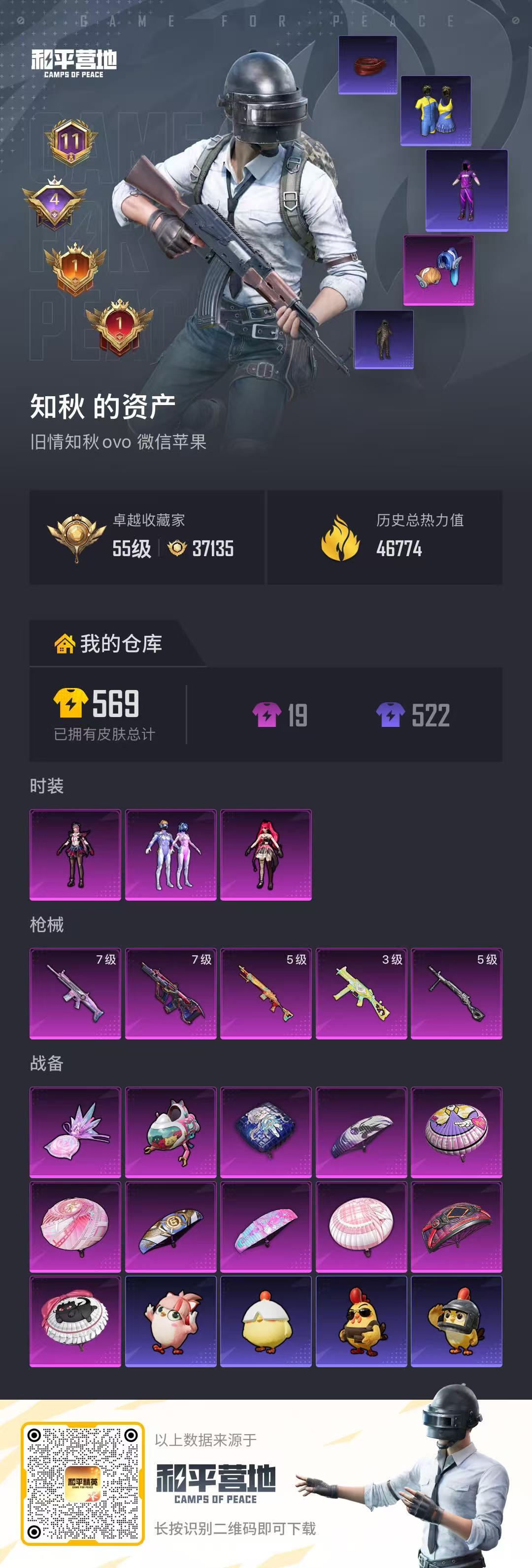 HPSJ4135998和平精英账号详情图2 HPSJ4135998和平精英账号详情图2