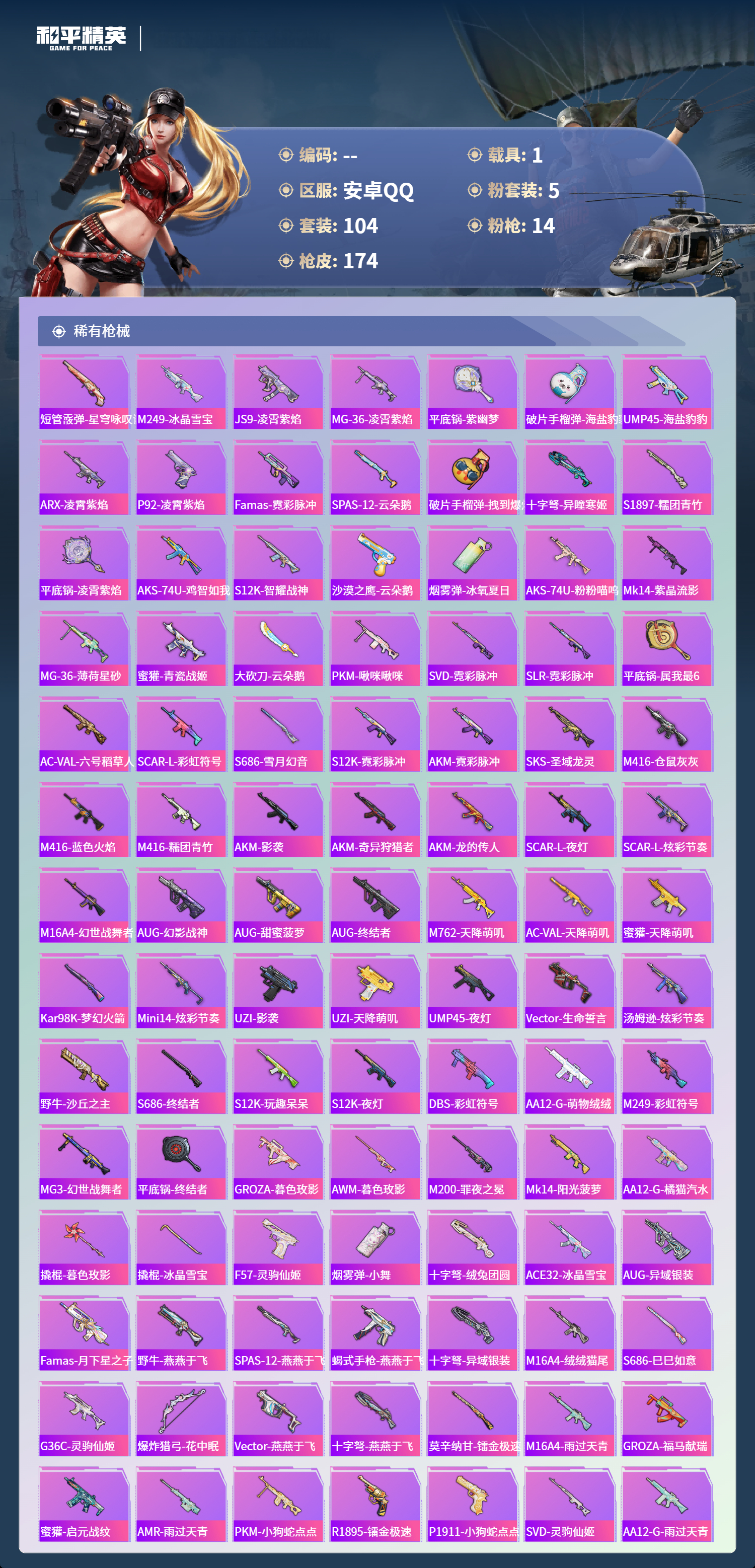 HPCMW4142890和平精英账号详情图4 HPCMW4142890和平精英账号详情图4