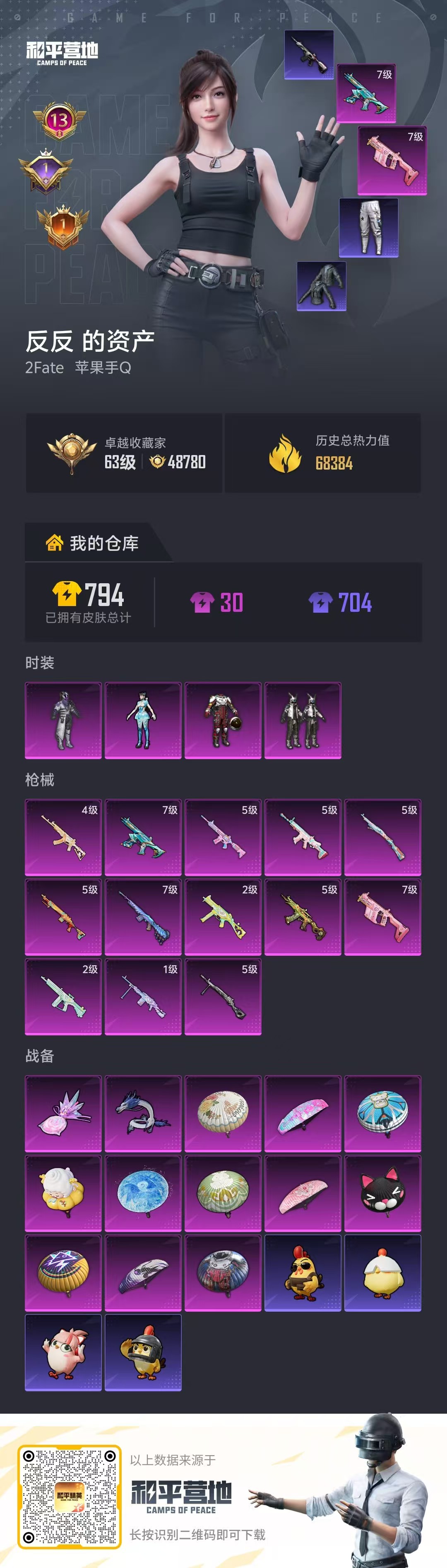 HPCMW4136505和平精英账号详情图2