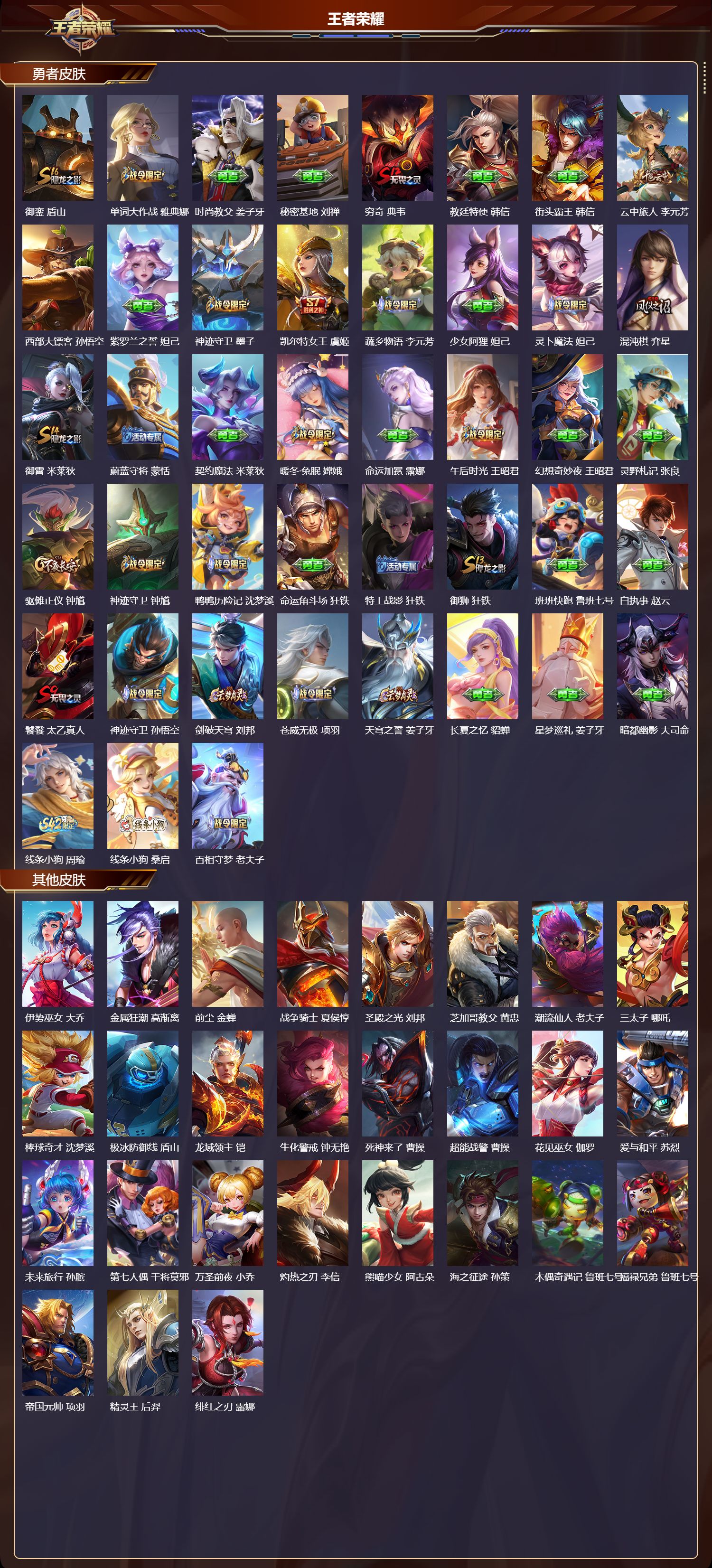 WZQM4246654王者荣耀账号详情图5