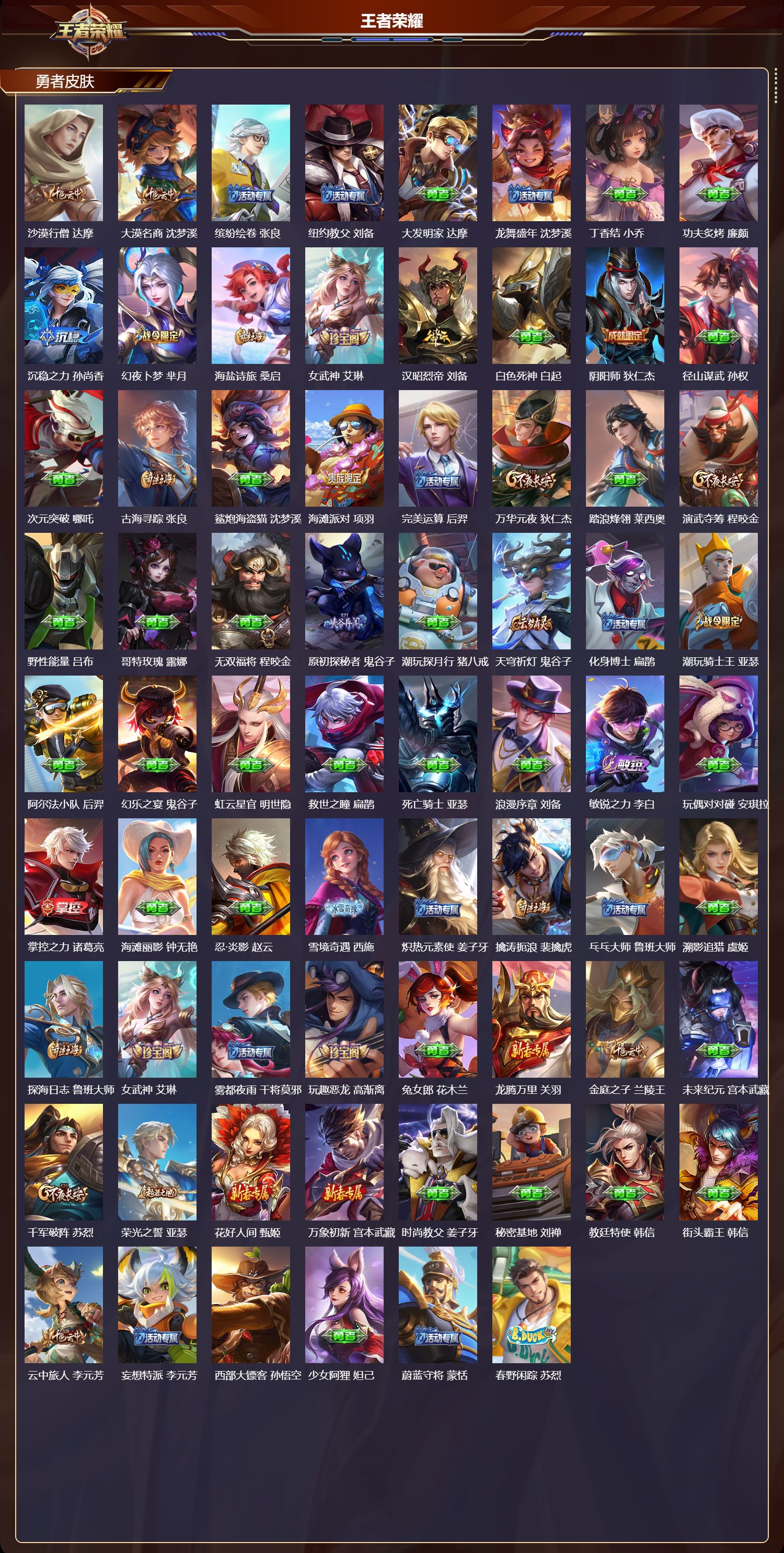 WZMK4246880王者荣耀账号详情图3 WZMK4246880王者荣耀账号详情图3