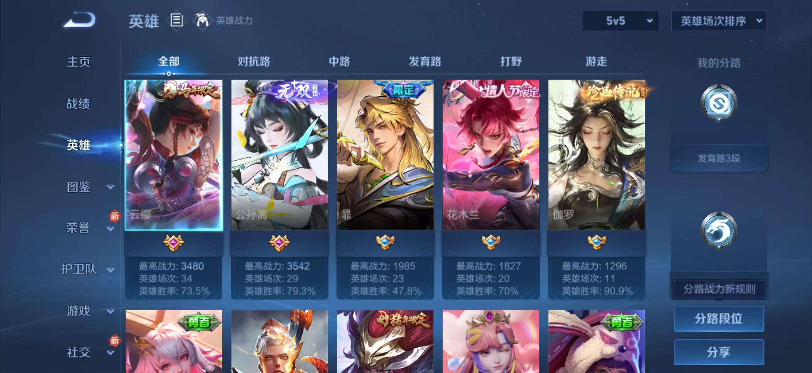 WZCMW4256395王者荣耀账号详情图5