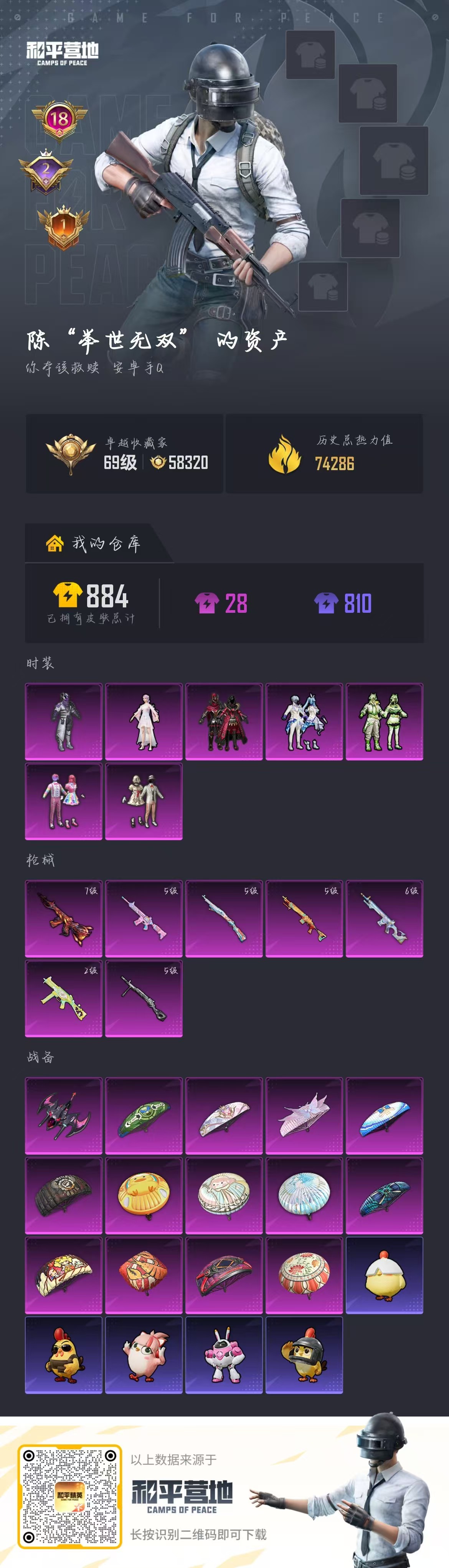 HPSJ4136021和平精英账号详情图2