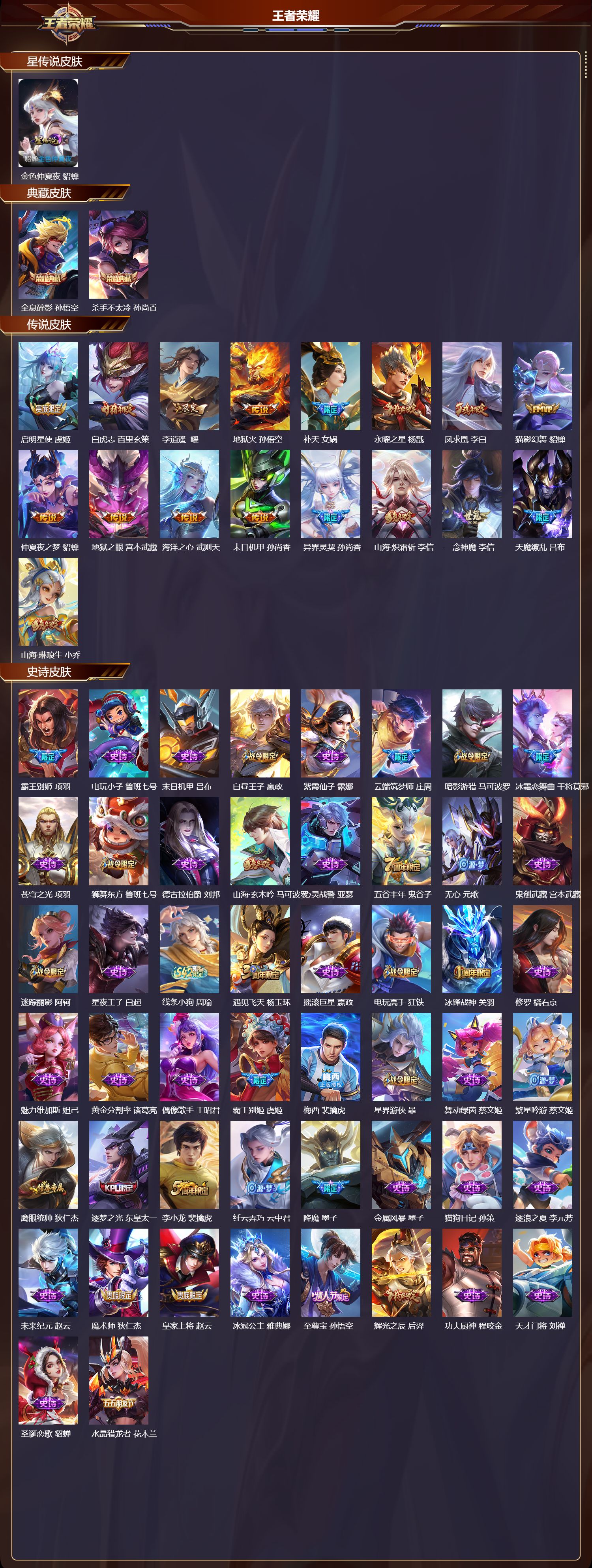 WZQM4246731王者荣耀账号详情图2 WZQM4246731王者荣耀账号详情图2