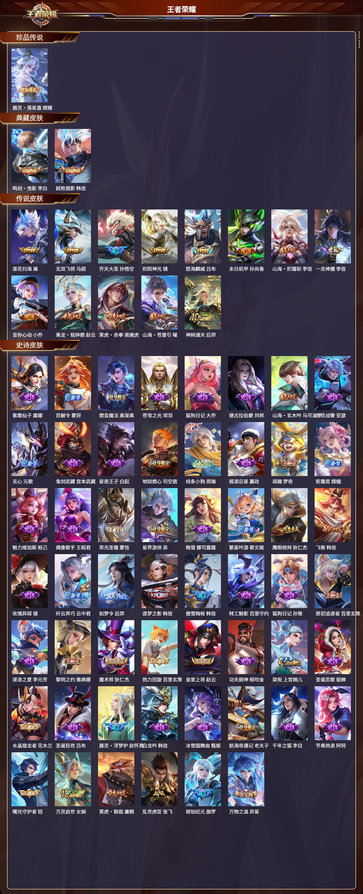 WZCMW4258447王者荣耀账号详情图2 WZCMW4258447王者荣耀账号详情图2