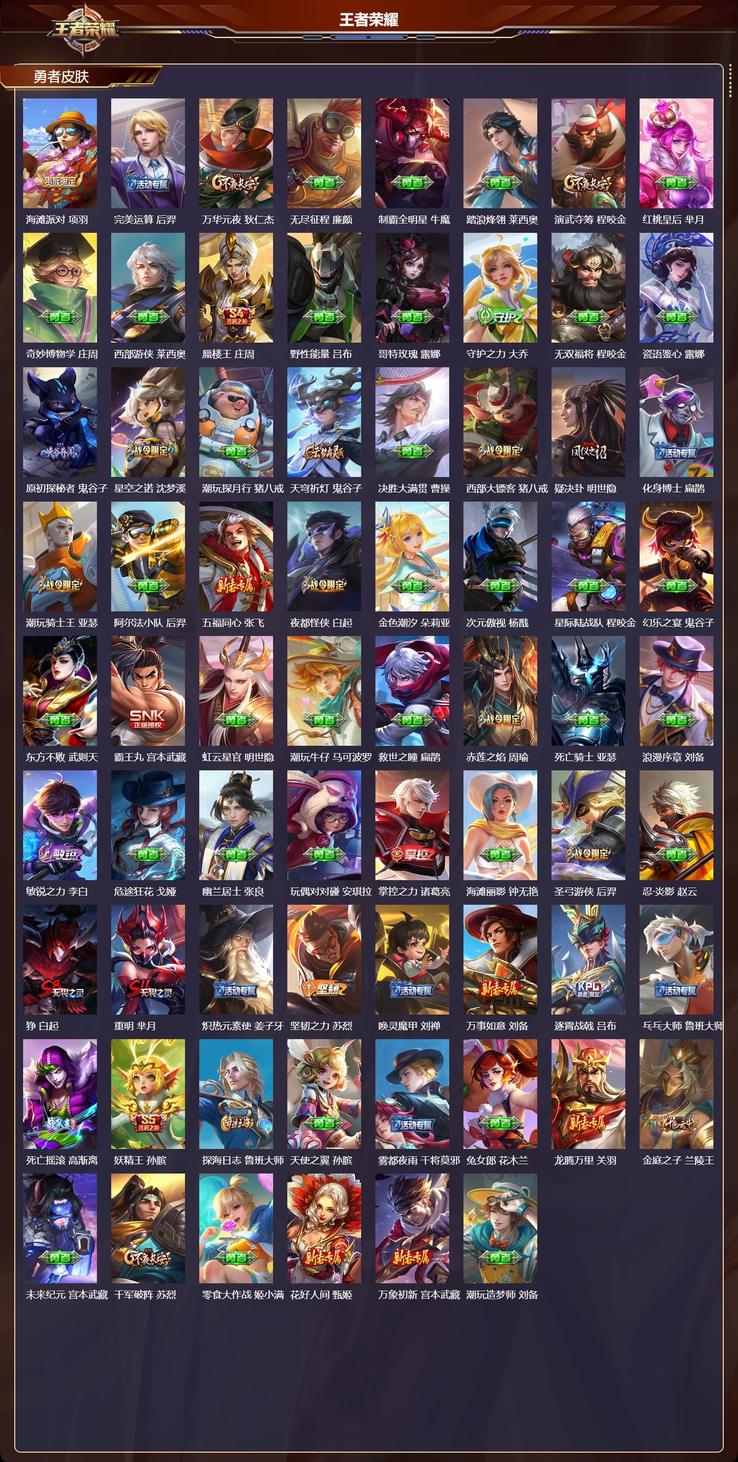 WZQM4246624王者荣耀账号详情图5 WZQM4246624王者荣耀账号详情图5