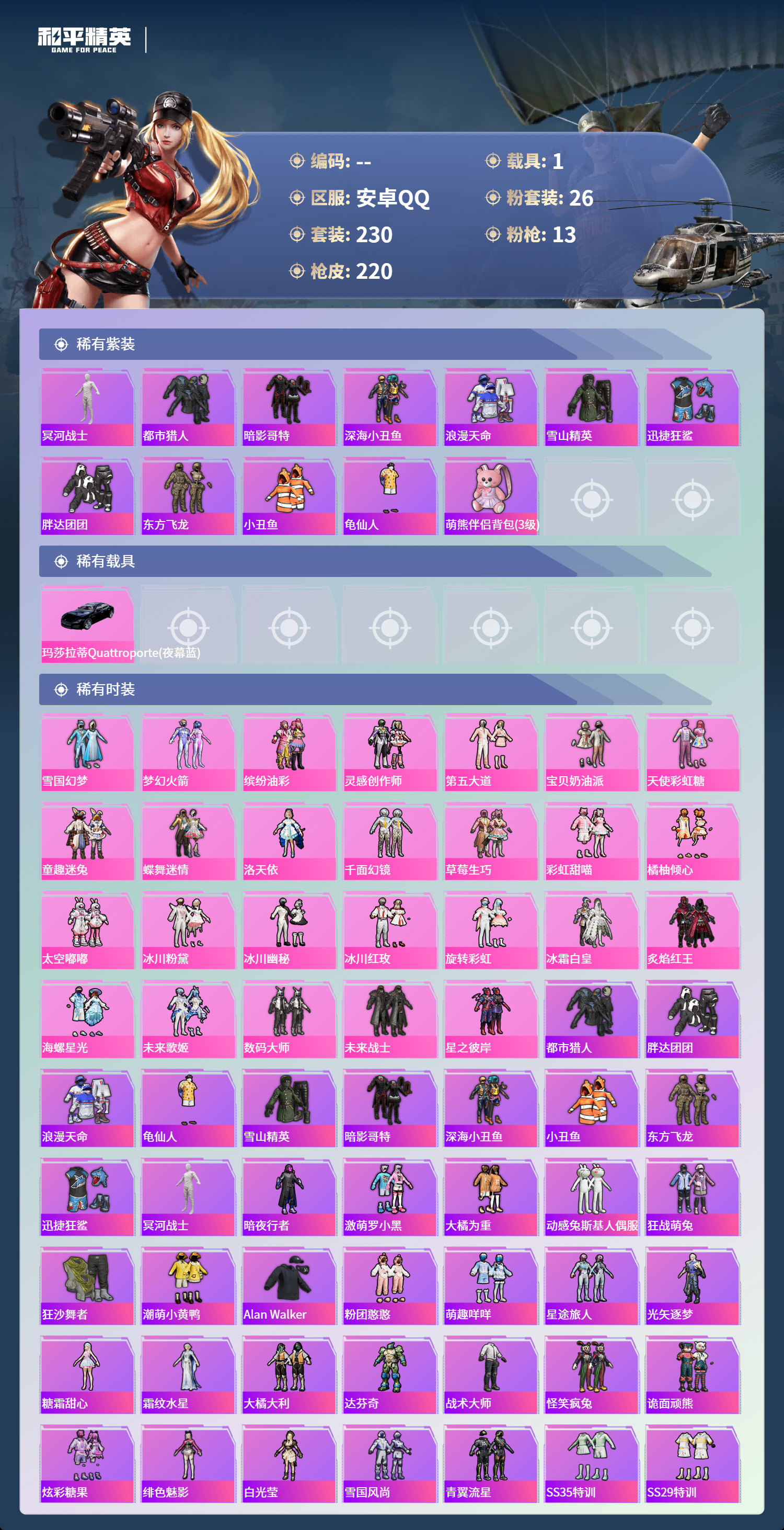 HPCMW4143119和平精英账号详情图2 HPCMW4143119和平精英账号详情图2