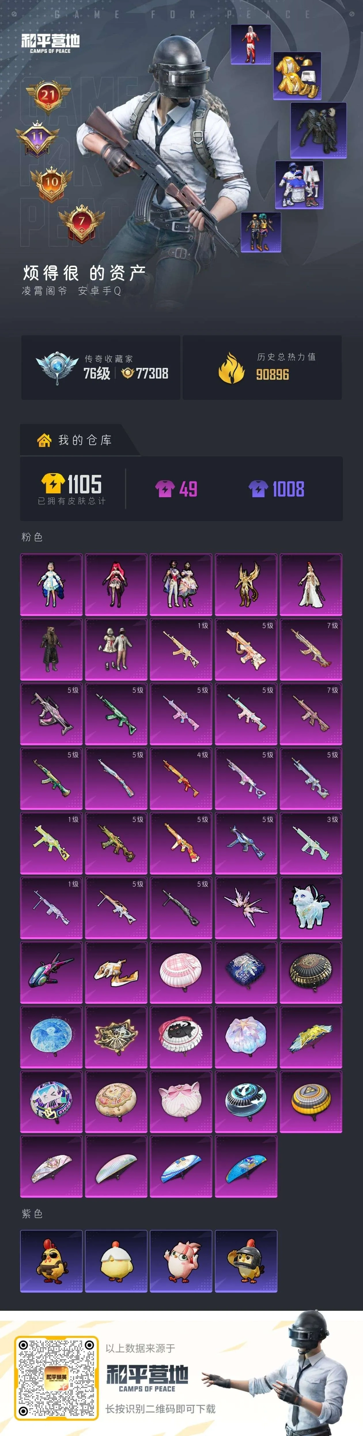 HPSJ4135645和平精英账号详情图2 HPSJ4135645和平精英账号详情图2