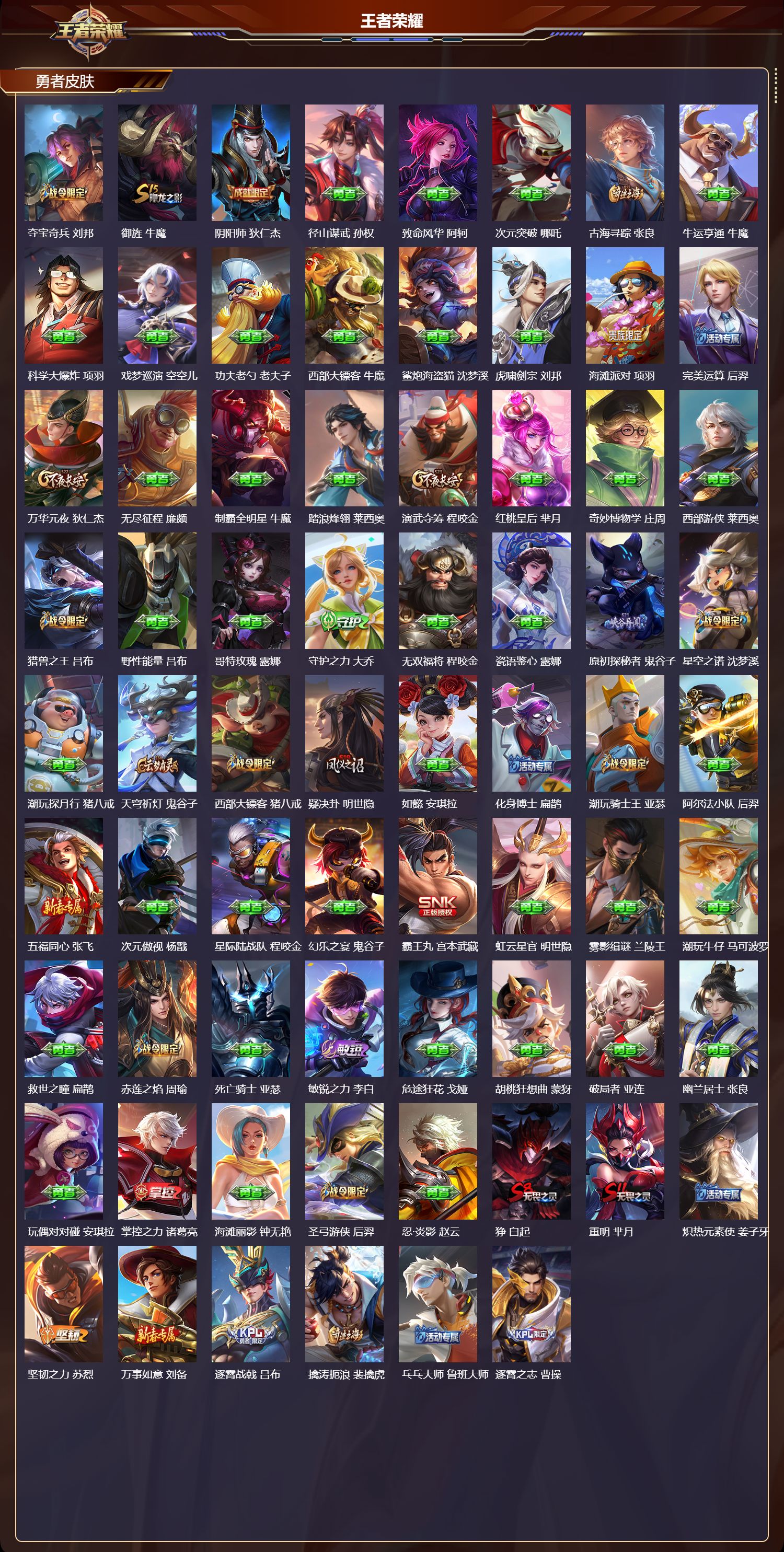 WZQM4246858王者荣耀账号详情图5 WZQM4246858王者荣耀账号详情图5