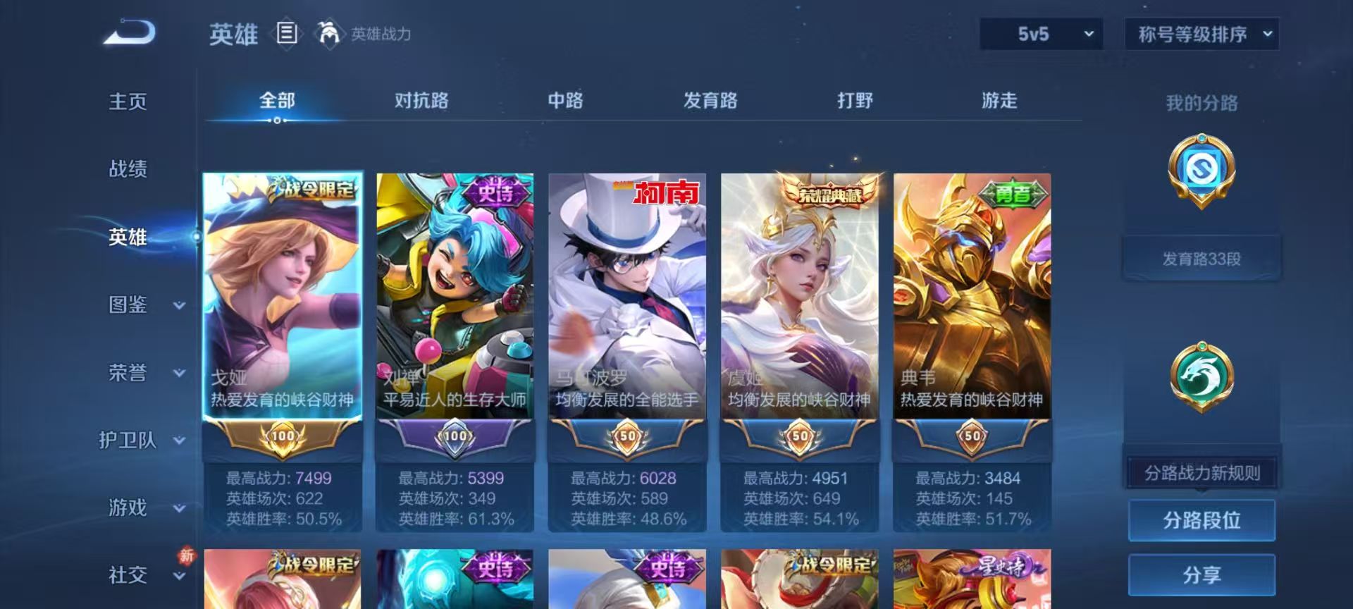 WZCMW4256303王者荣耀账号详情图5