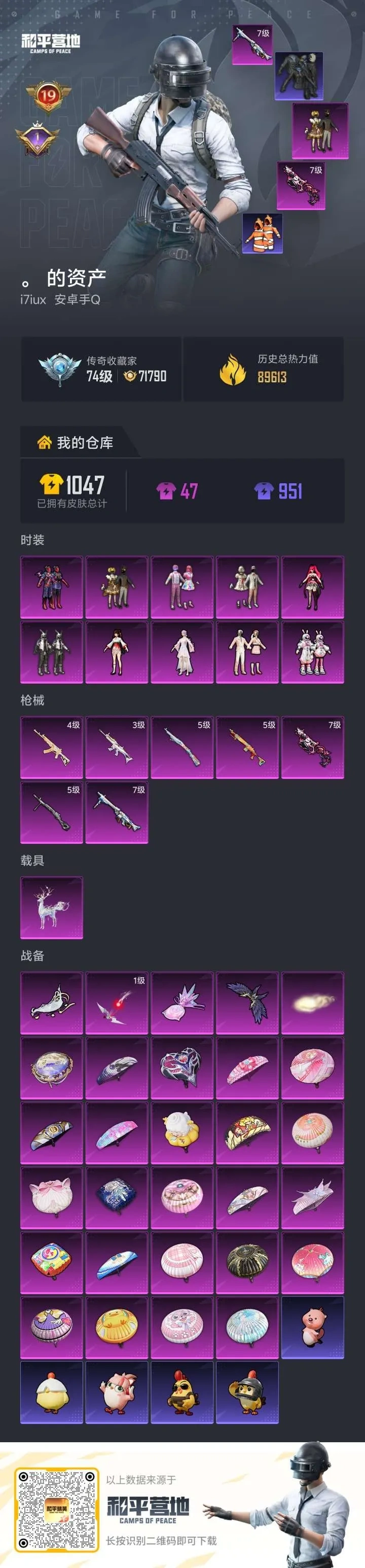 HPCMW4136470和平精英账号详情图2 HPCMW4136470和平精英账号详情图2