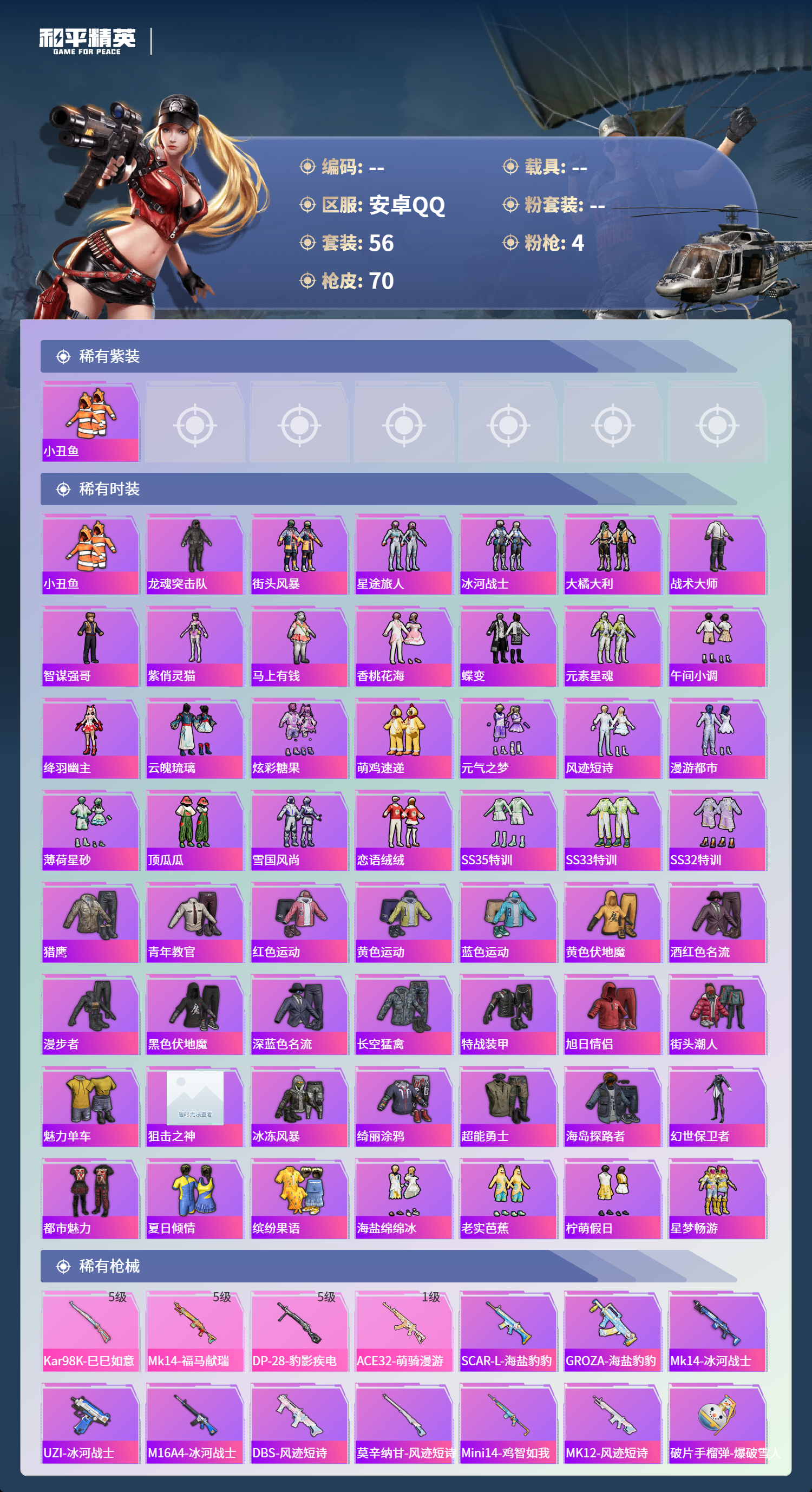 HPCMW4142896和平精英账号详情图2 HPCMW4142896和平精英账号详情图2