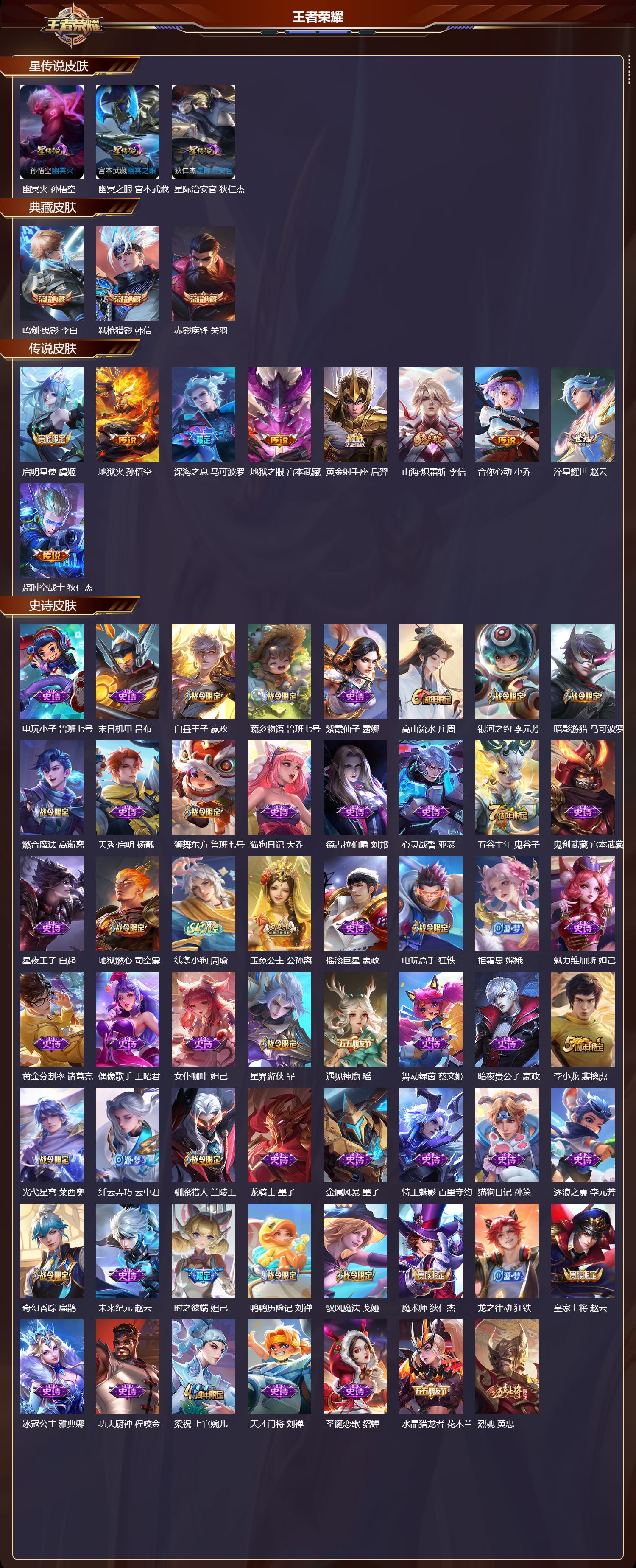 WZQM4246654王者荣耀账号详情图2