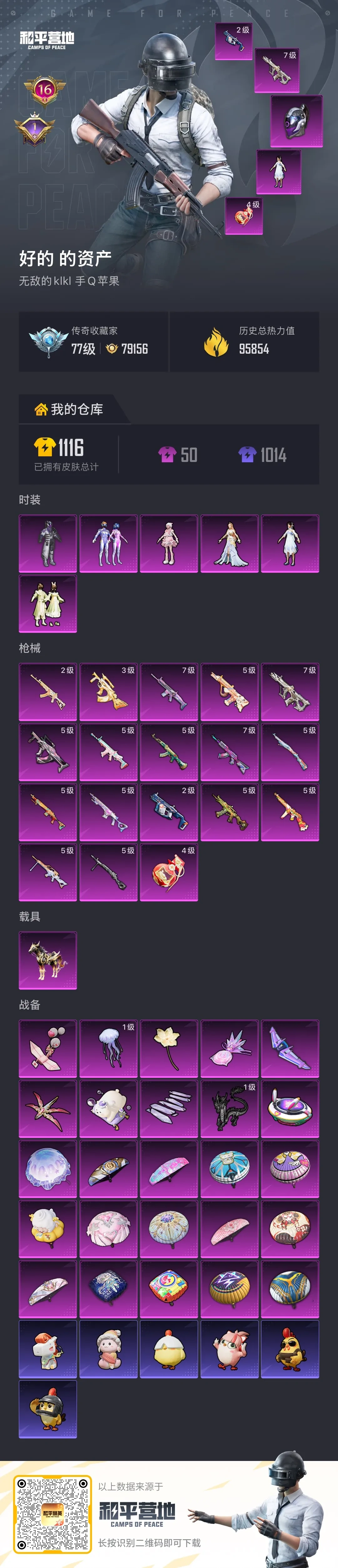 HPCMW4136744和平精英账号详情图2