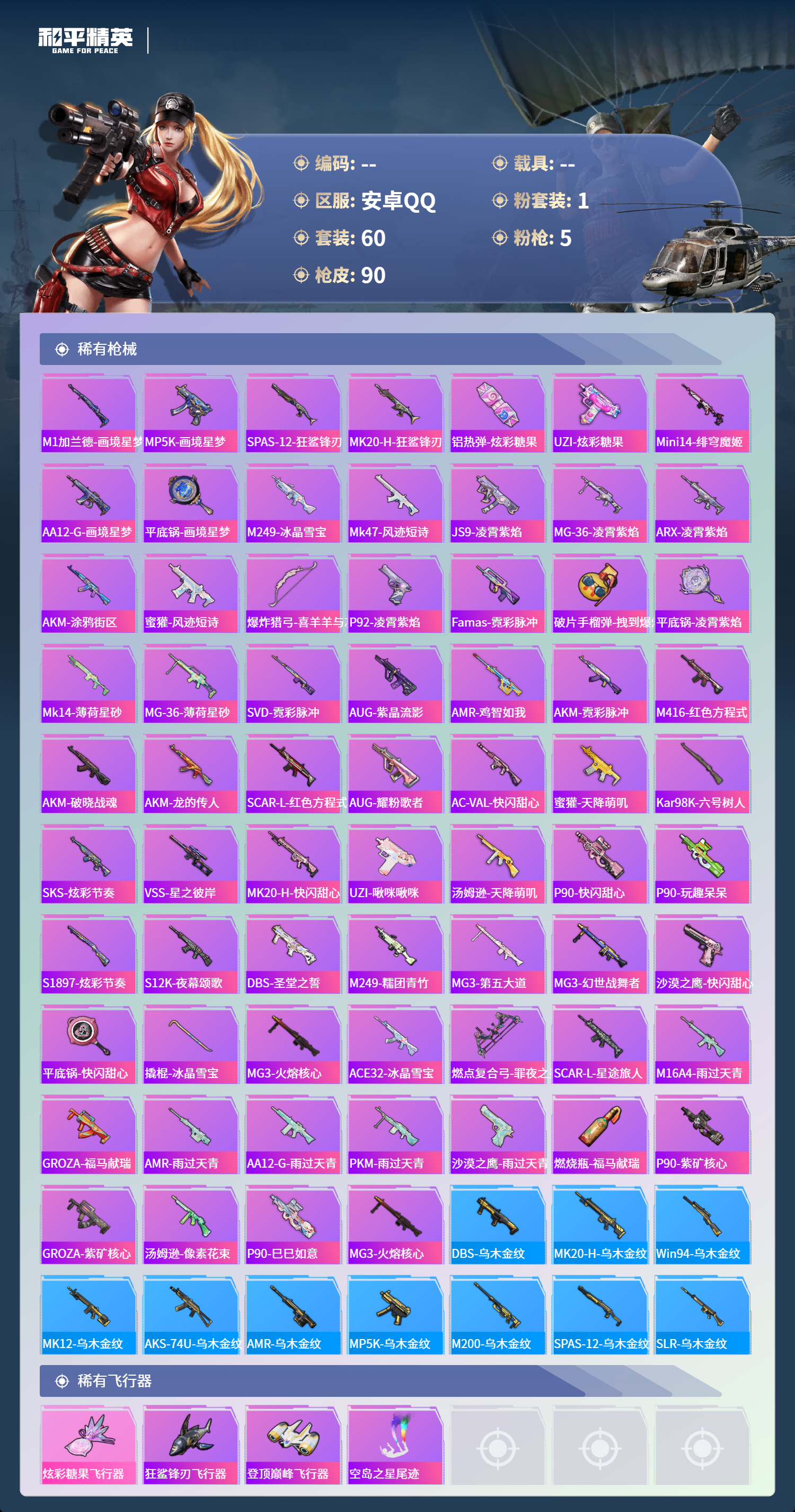 HPCMW4142965和平精英账号详情图3 HPCMW4142965和平精英账号详情图3