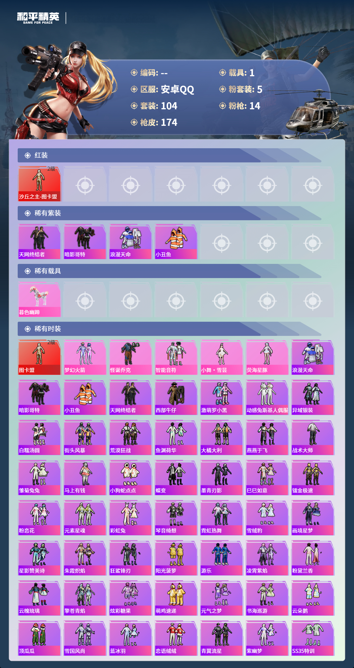 HPCMW4142890和平精英账号详情图2 HPCMW4142890和平精英账号详情图2