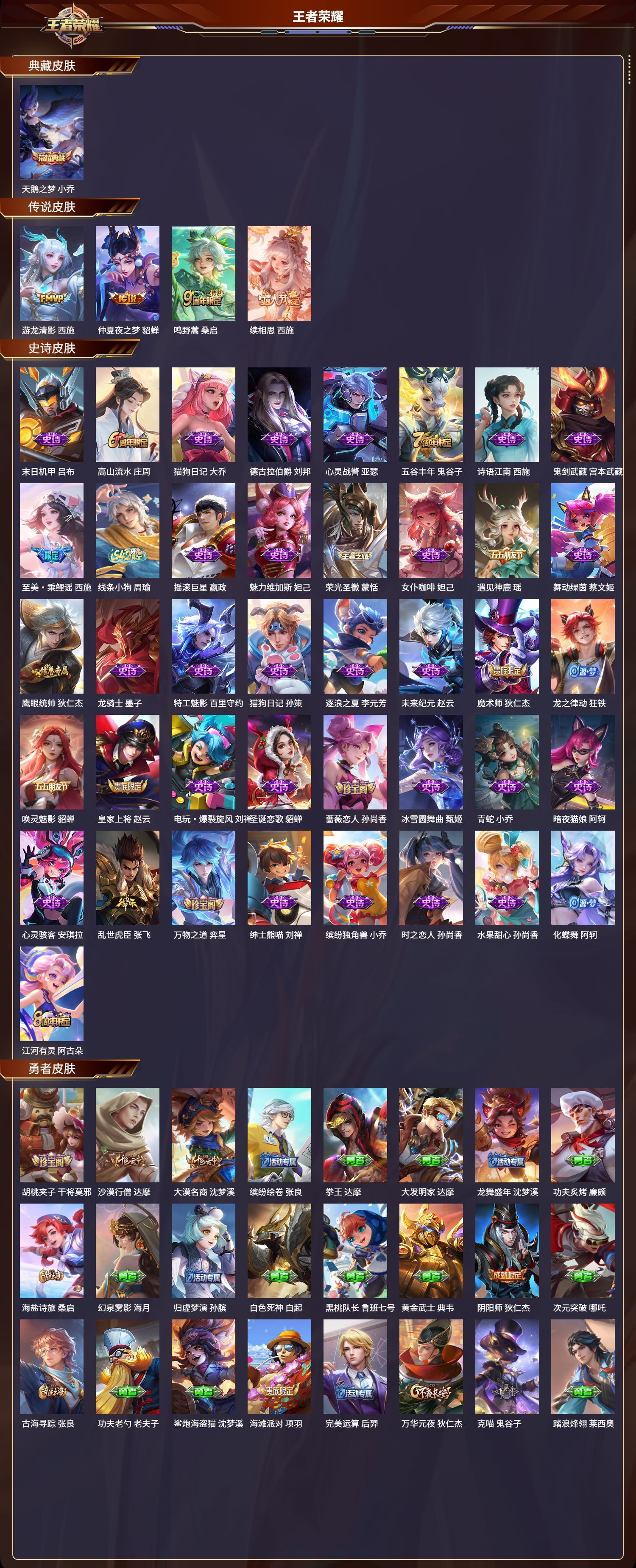 WZLX4245251王者荣耀账号详情图10