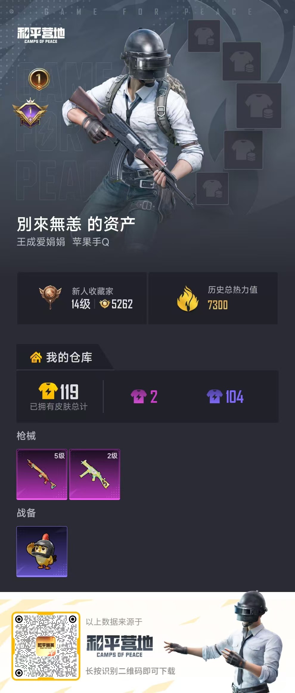 HPSJ4136036和平精英账号详情图2