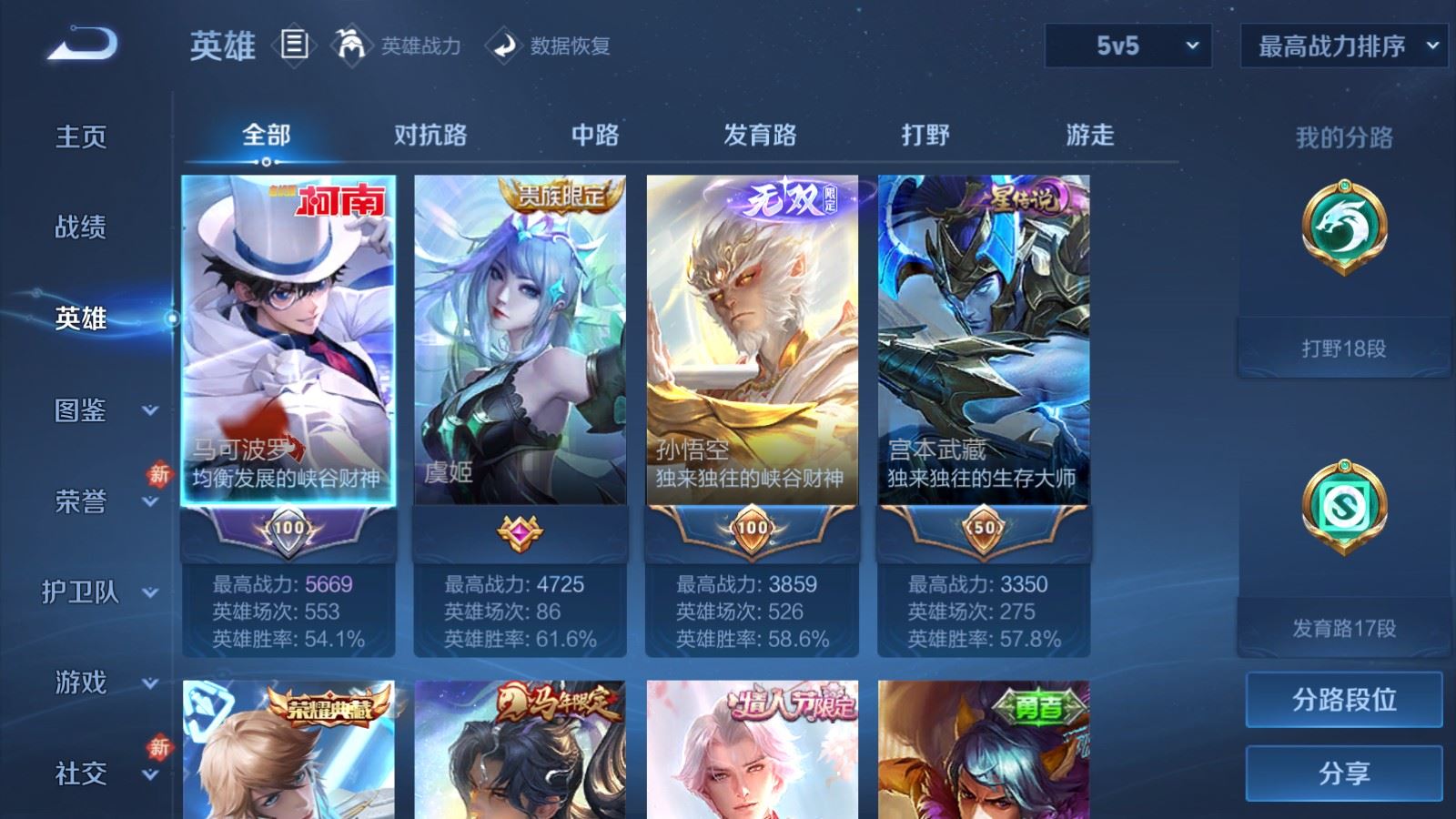 WZCMW4258481王者荣耀账号详情图3