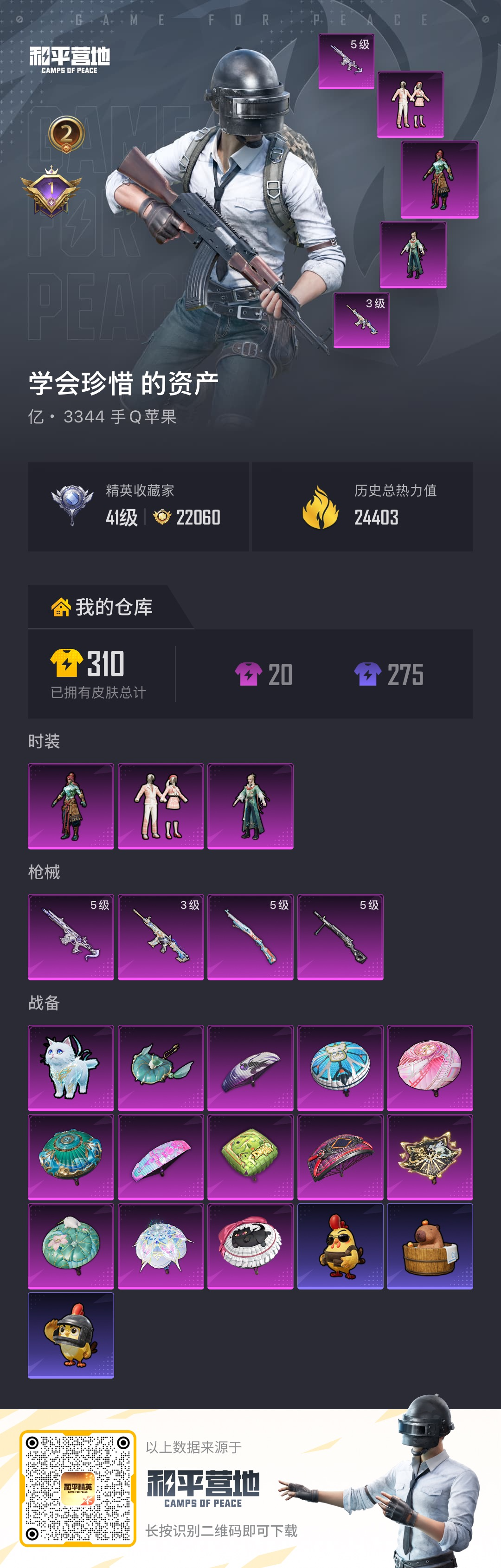 HPSJ4135830和平精英账号详情图2