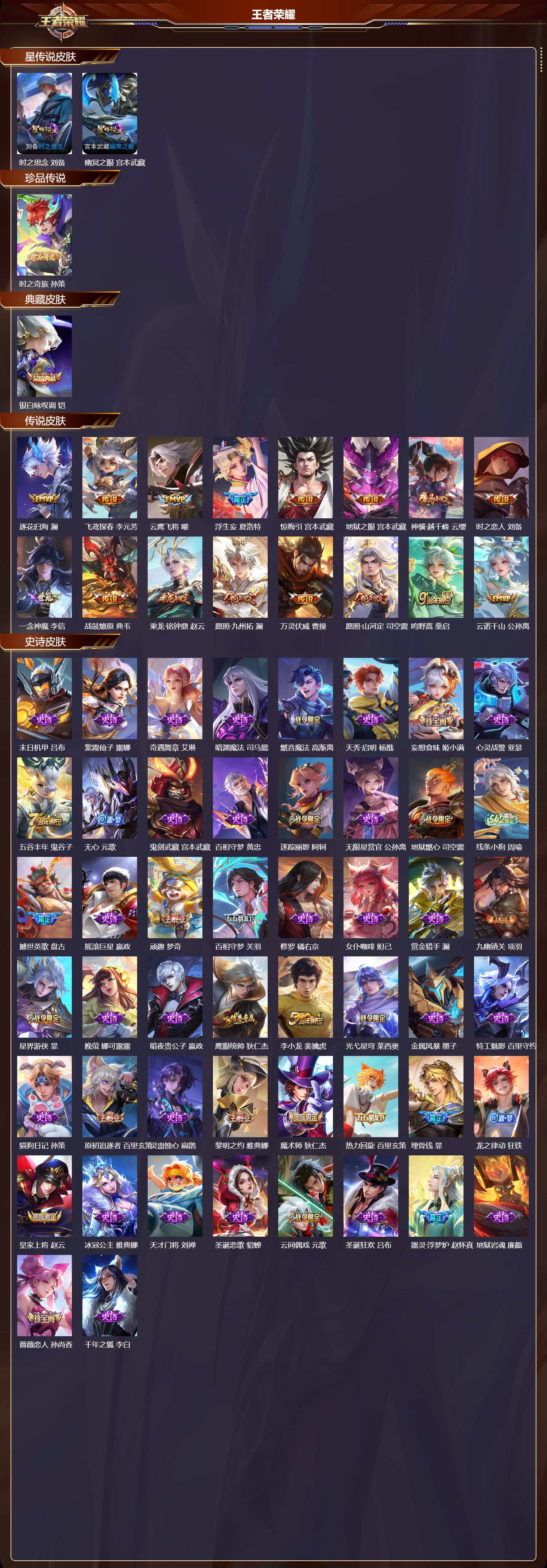 WZMK4246303王者荣耀账号详情图2 WZMK4246303王者荣耀账号详情图2