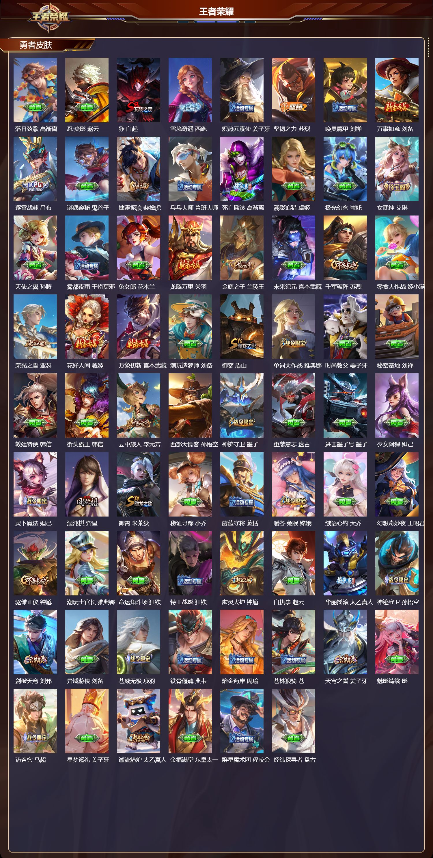 WZCMW4256339王者荣耀账号详情图9