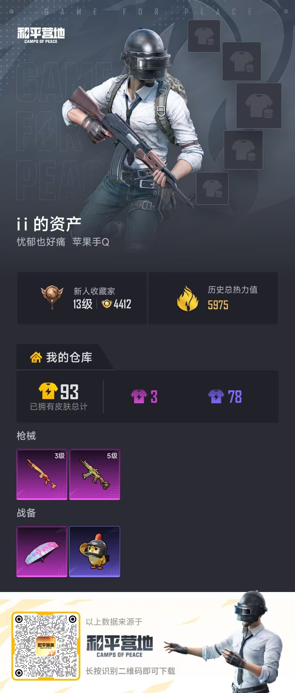 HPSJ4135994和平精英账号详情图2 HPSJ4135994和平精英账号详情图2