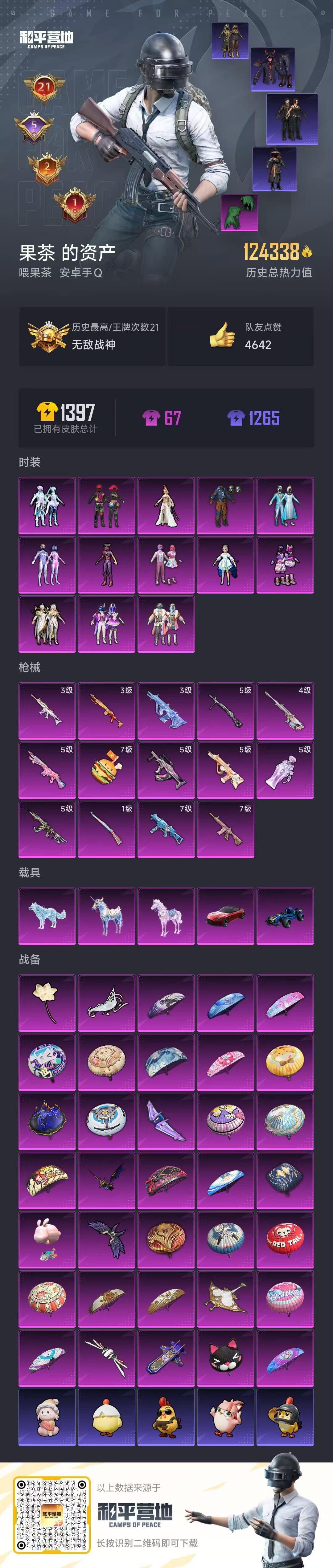 HPLX4135561和平精英账号详情图2