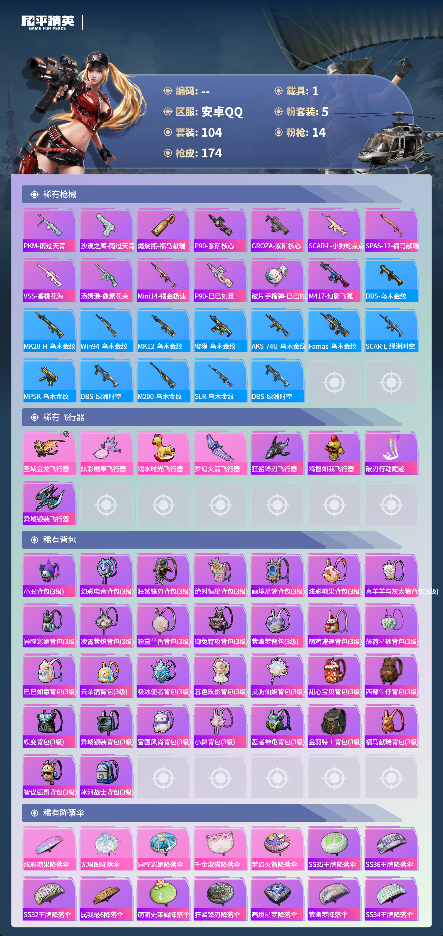 HPCMW4142890和平精英账号详情图5 HPCMW4142890和平精英账号详情图5