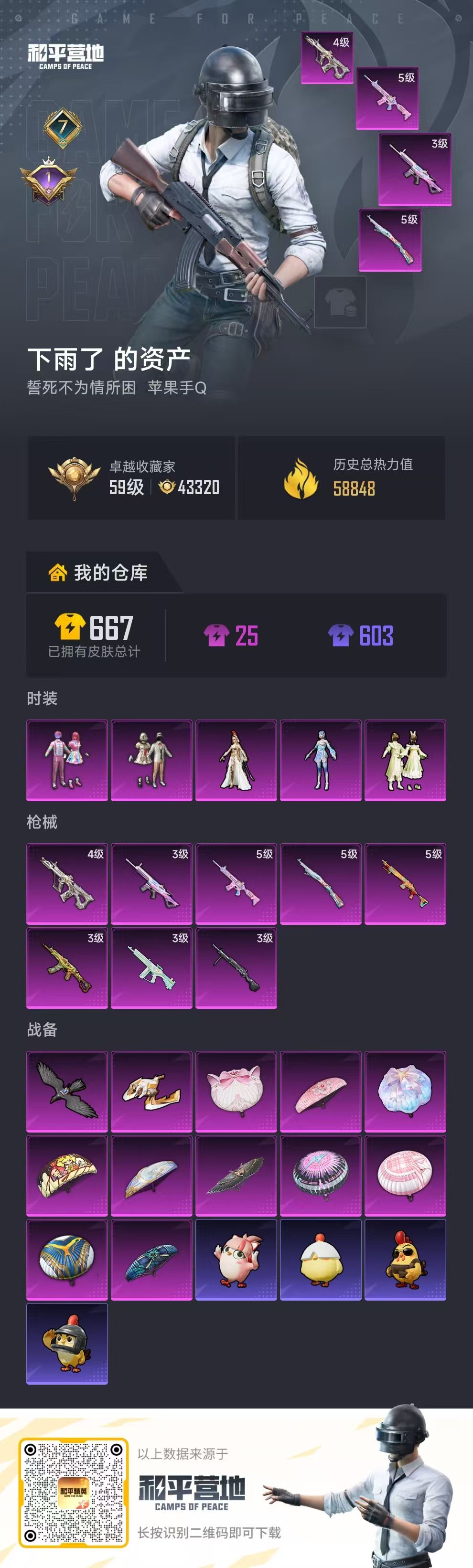 HPCMW4136423和平精英账号详情图2