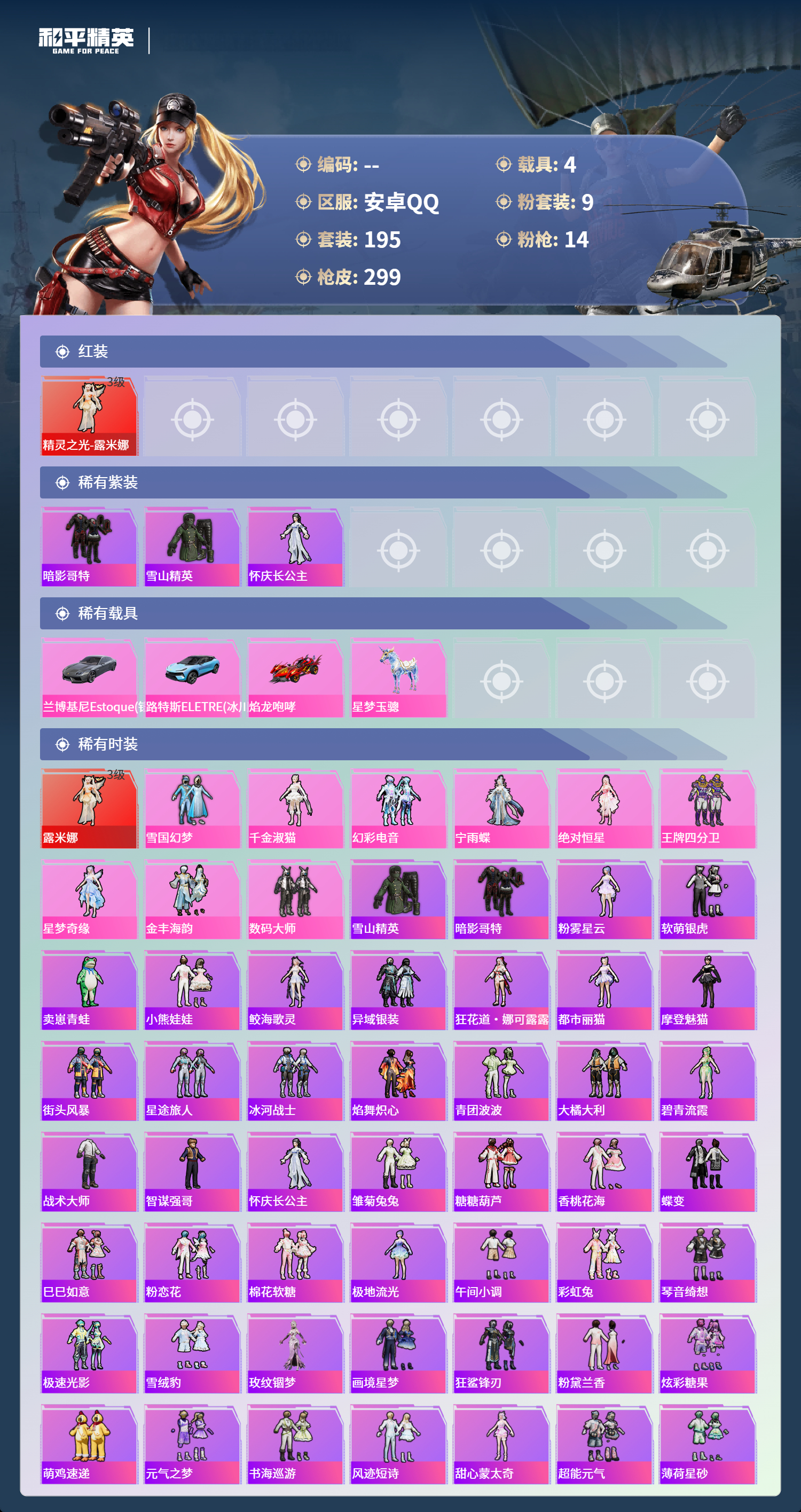 HPCMW4142959和平精英账号详情图2 HPCMW4142959和平精英账号详情图2